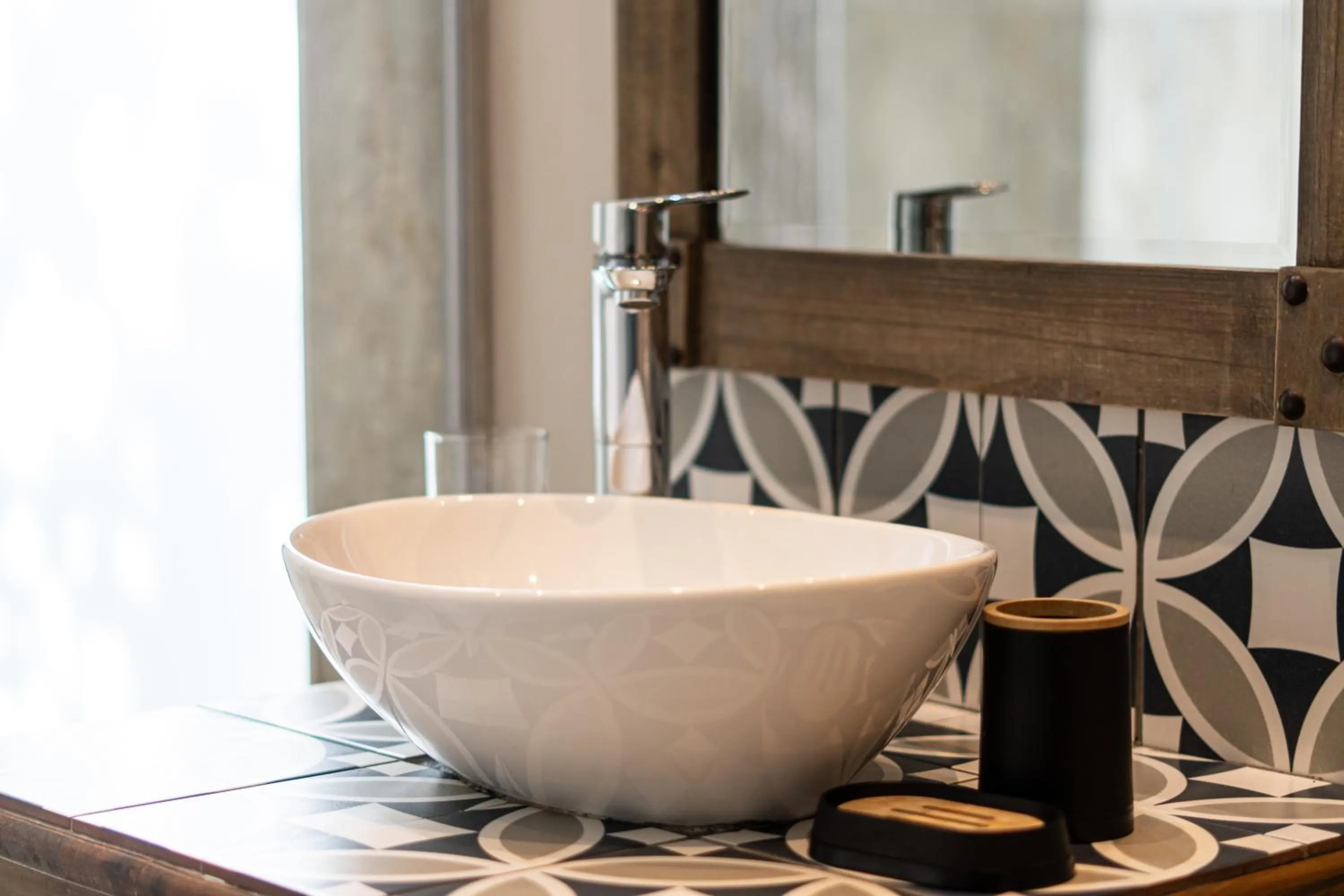Bathroom in Earthbound Guest House