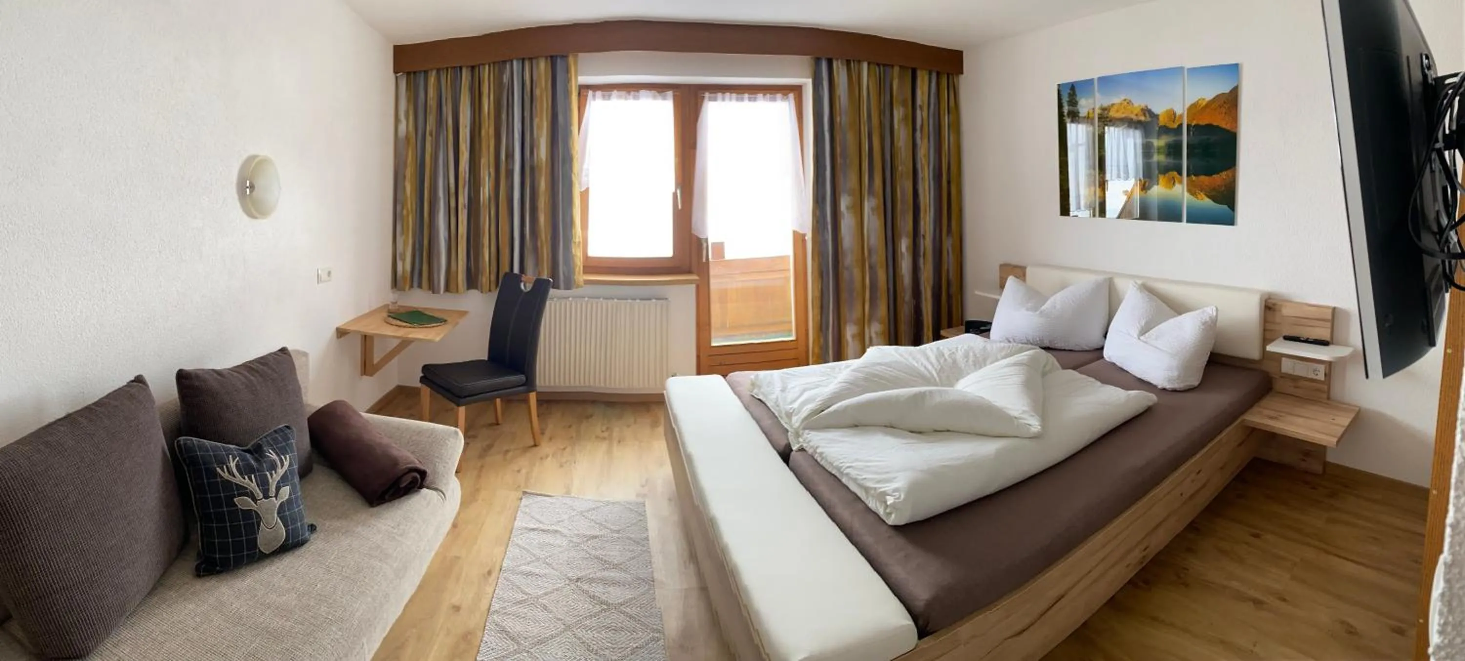 Bed in Landhaus Engadin