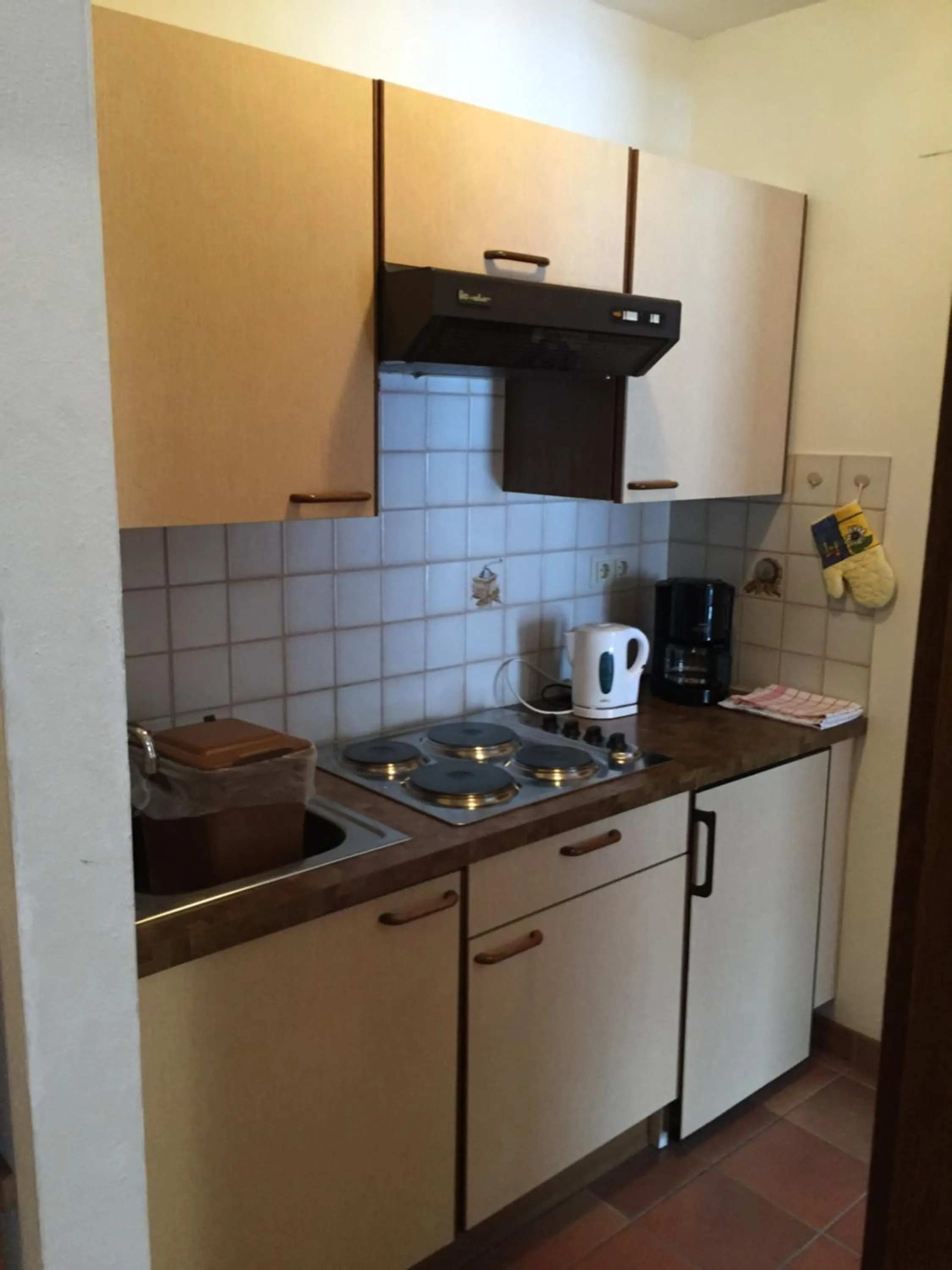 Kitchen or kitchenette in Landhaus Engadin