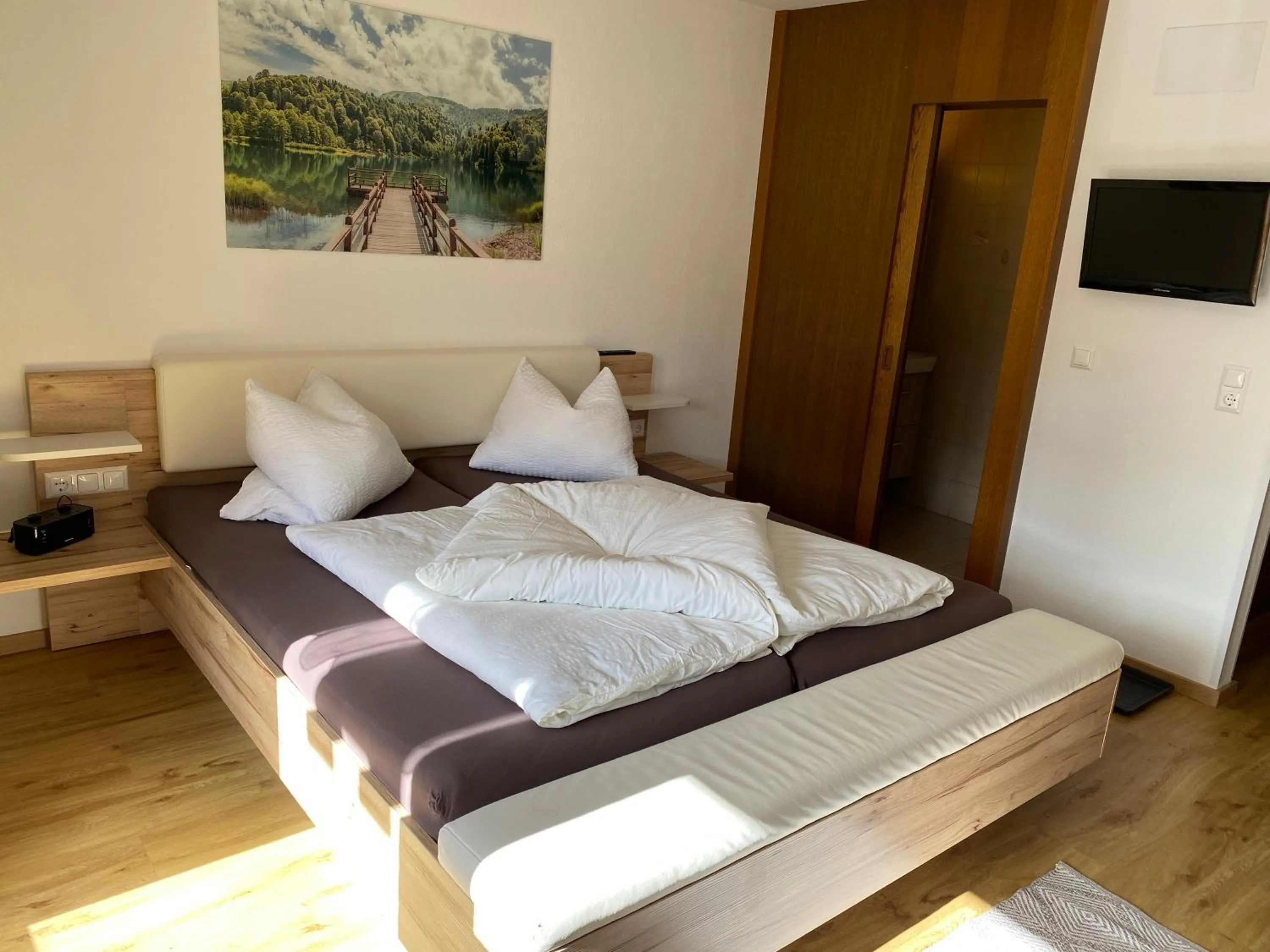Bed in Landhaus Engadin