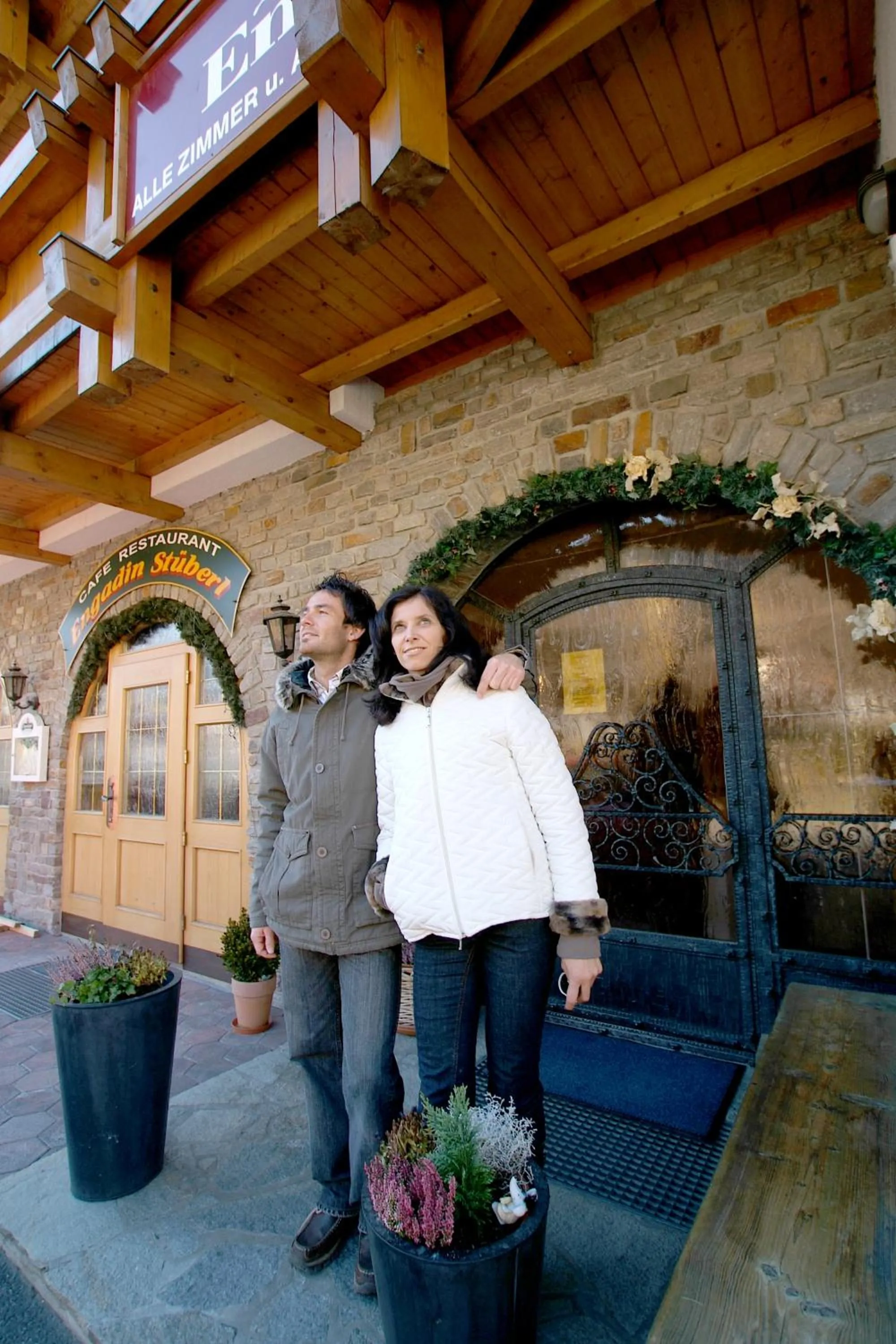Facade/entrance in Landhaus Engadin