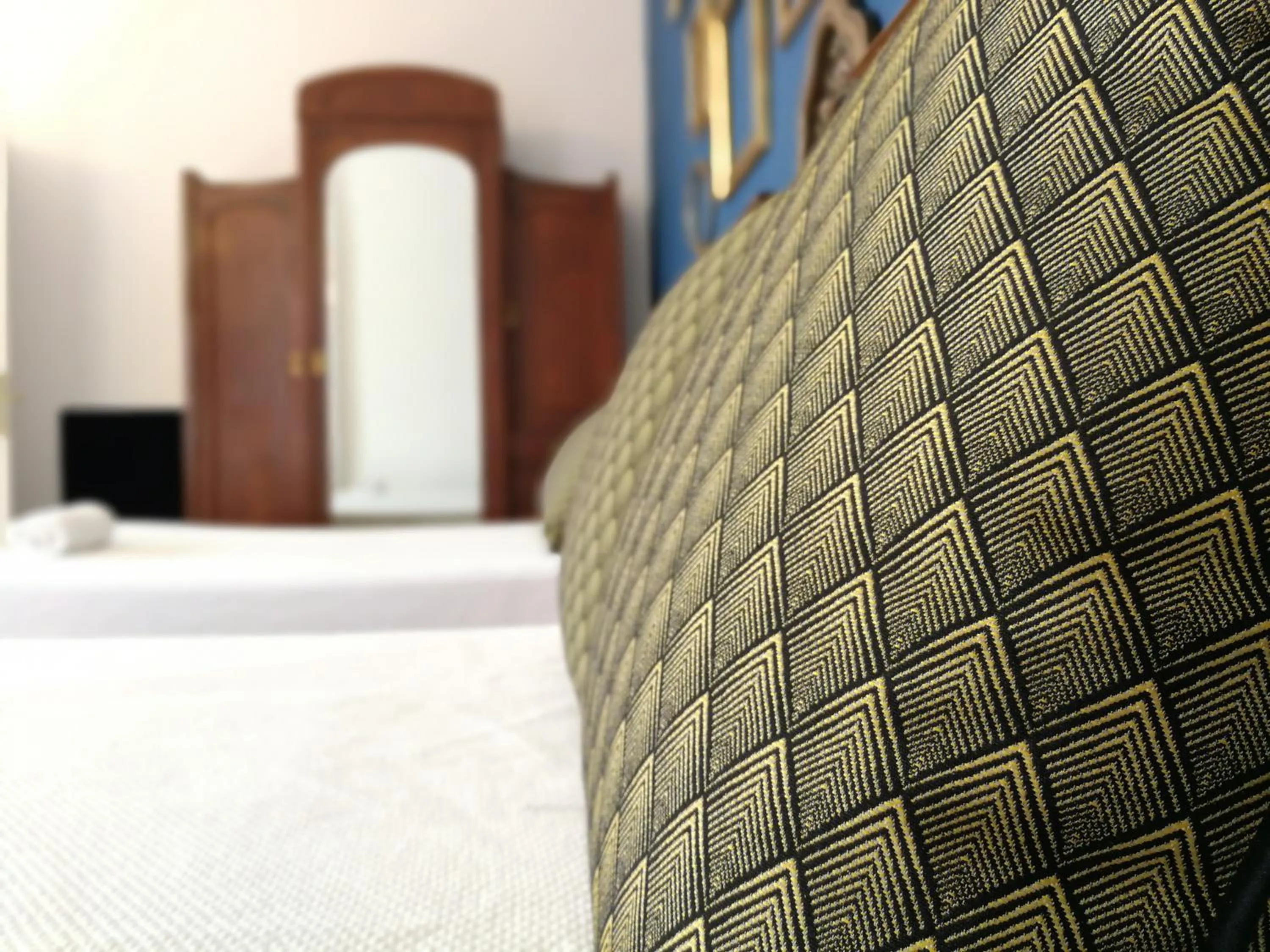 Decorative detail, Bed in Hotel El Xalet