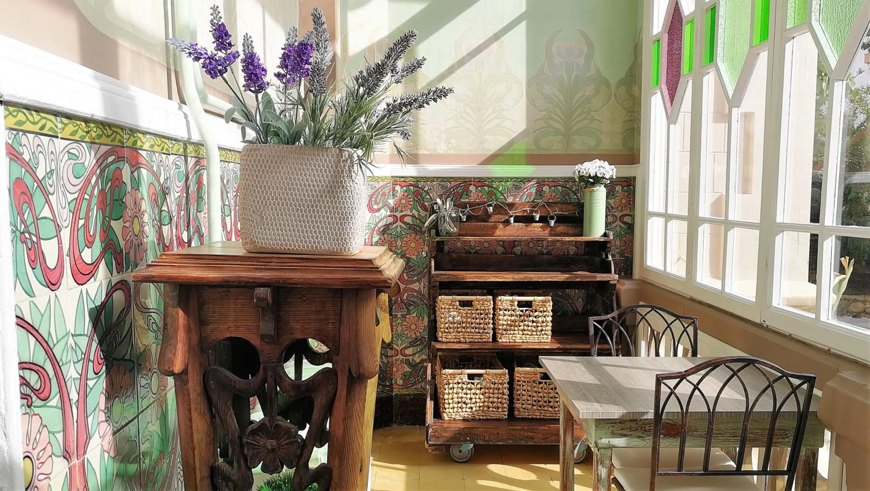 Decorative detail in Hotel El Xalet