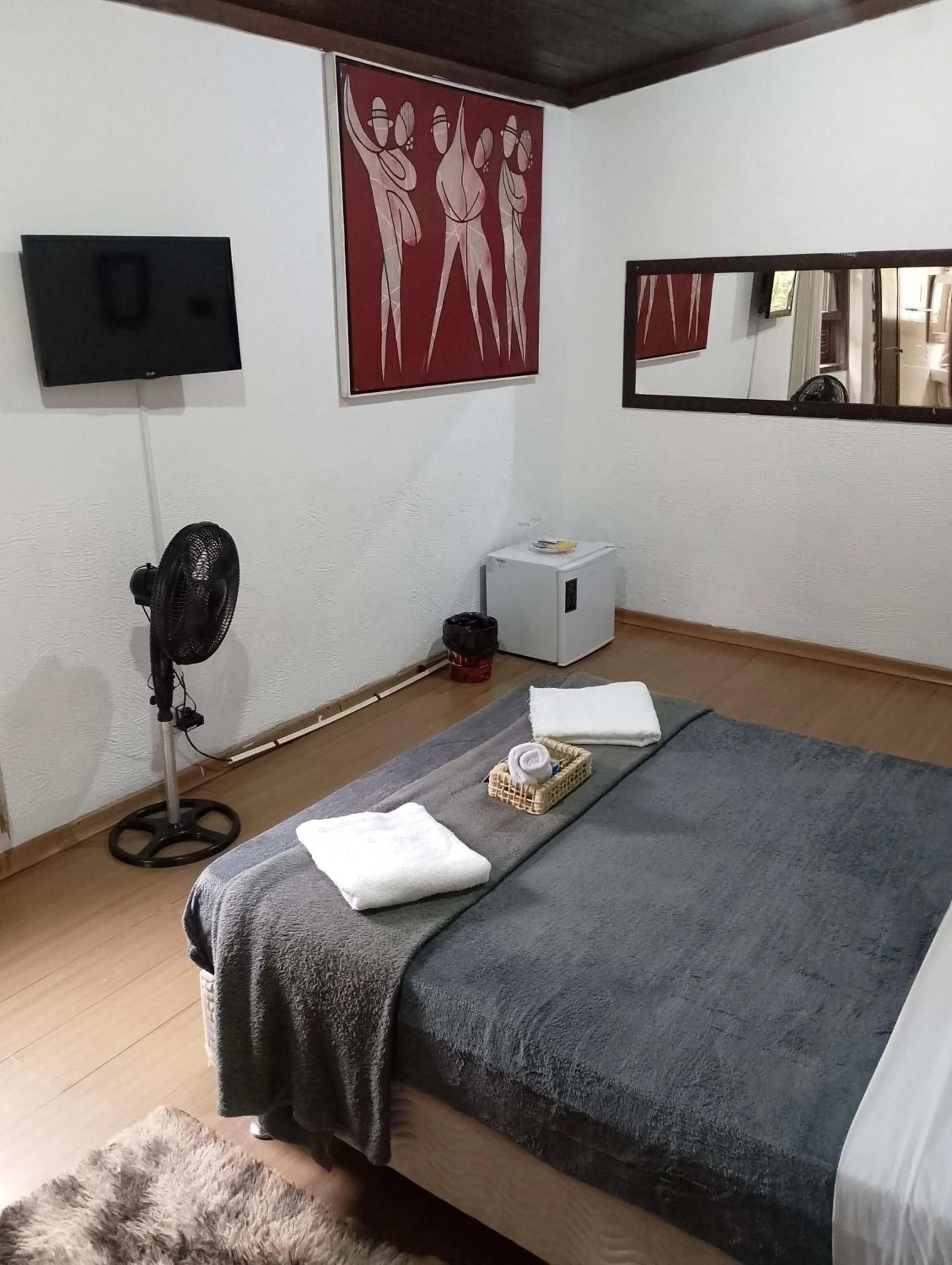 Bed in Pousada Casa Recanto da Serra
