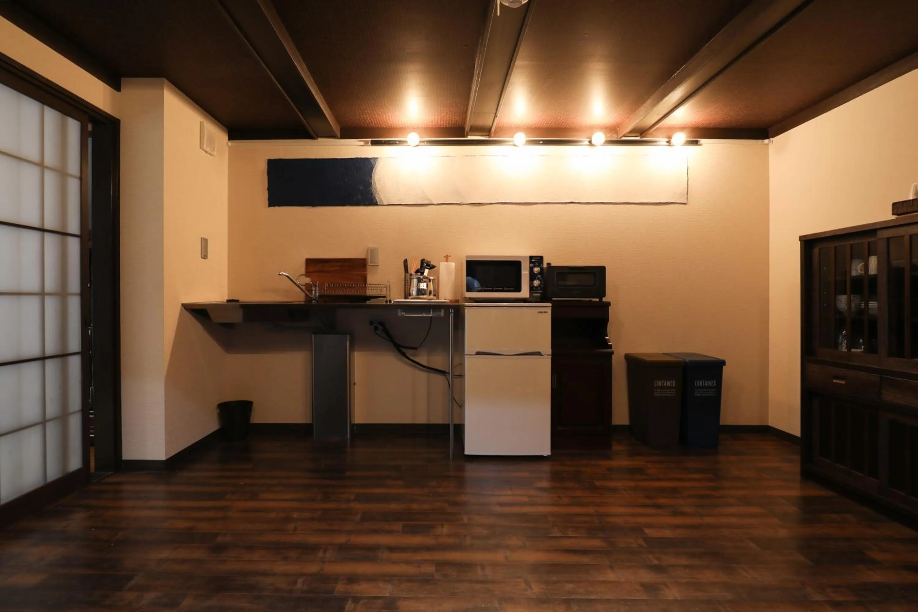 Kitchen or kitchenette in Yurakuan - Awagami Residence Inn