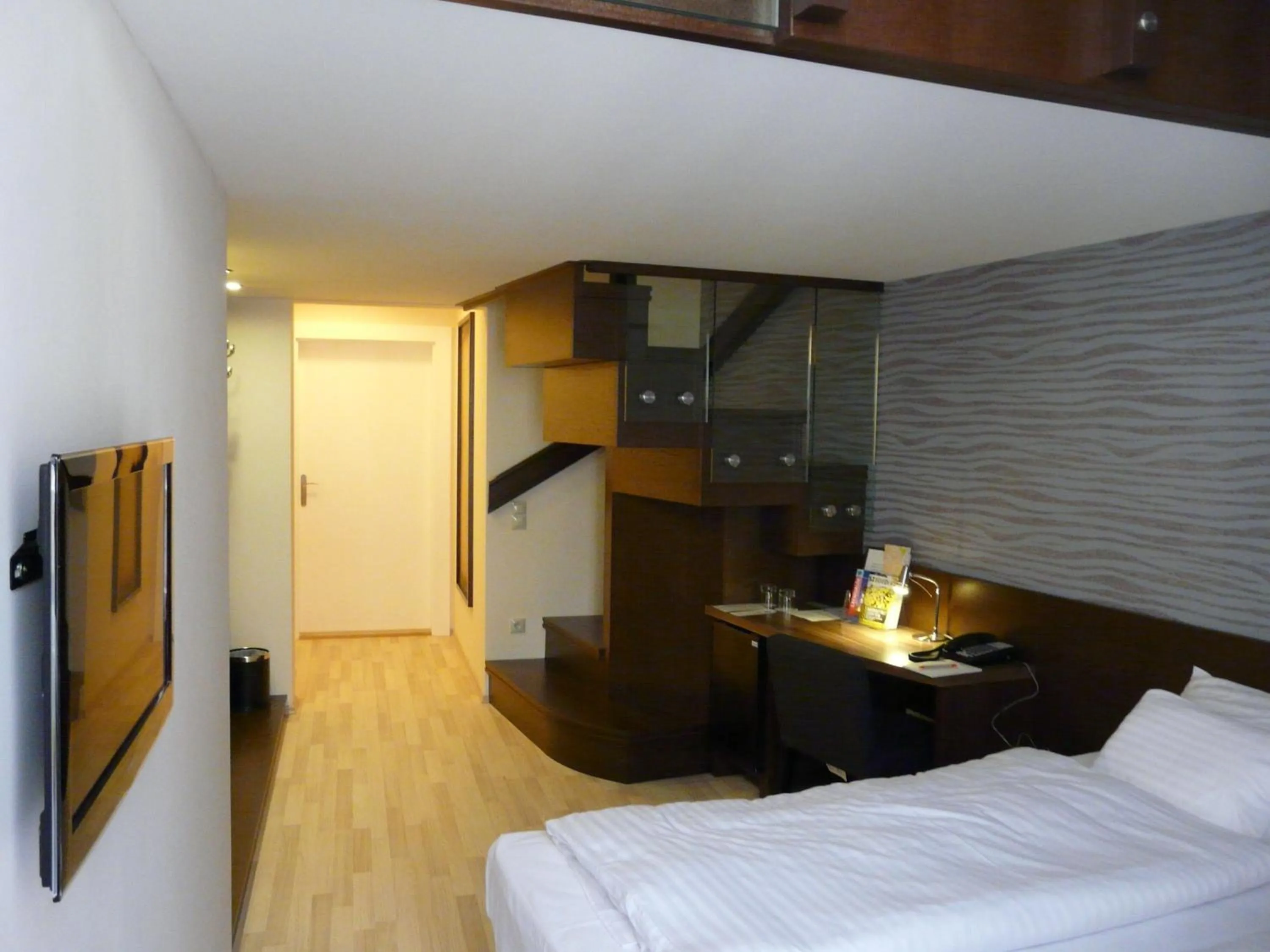 Bed in Soleil Apartman Szeged