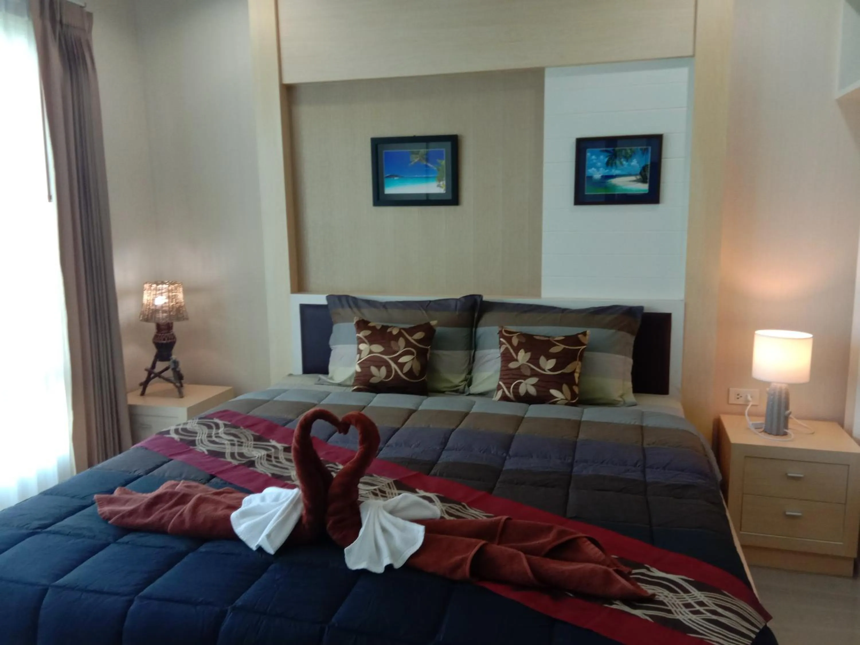 Bed in The Ozone Krabi Condotel