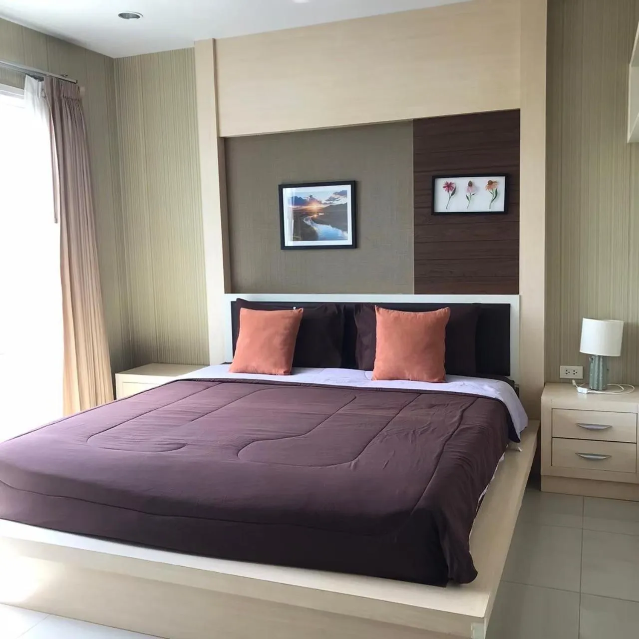 Bed in The Ozone Krabi Condotel