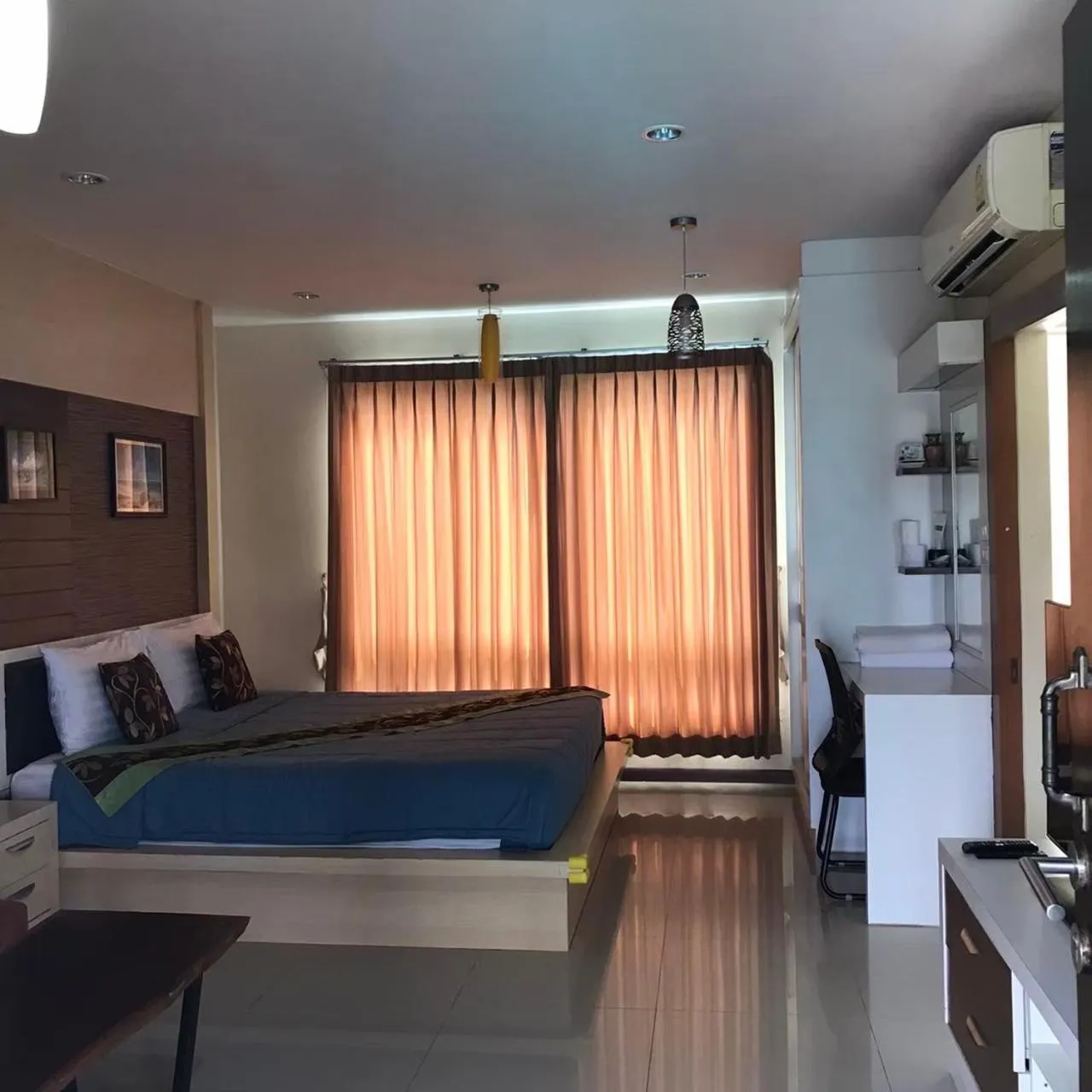 Bed in The Ozone Krabi Condotel