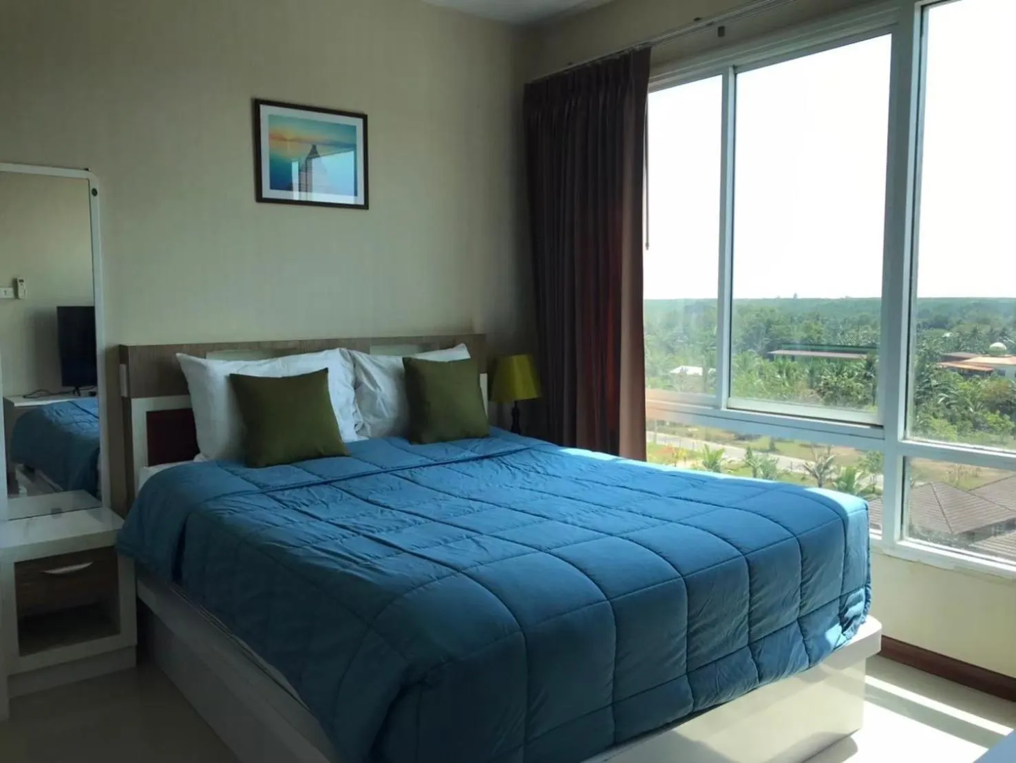 Bed in The Ozone Krabi Condotel