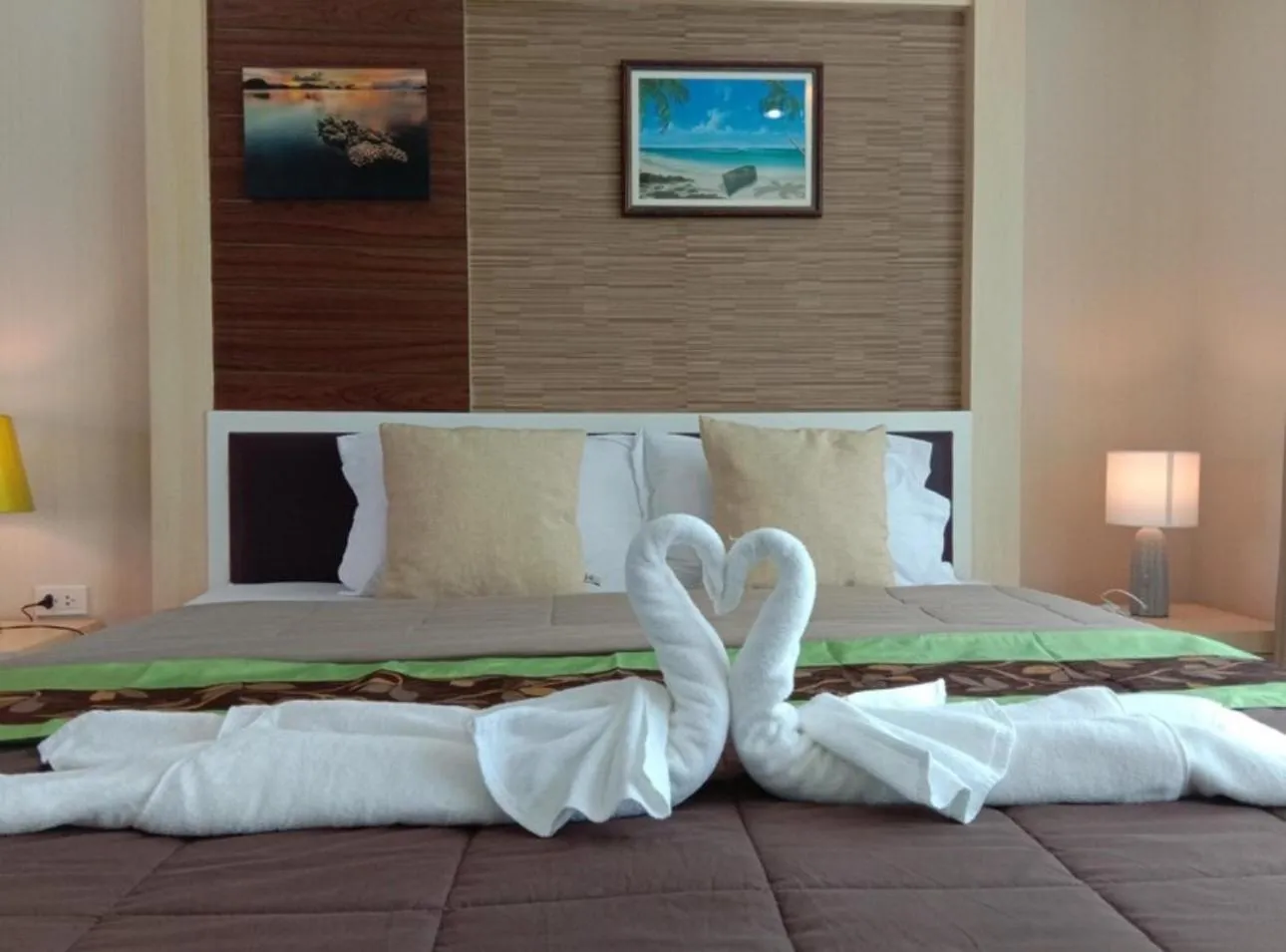 Bed in The Ozone Krabi Condotel