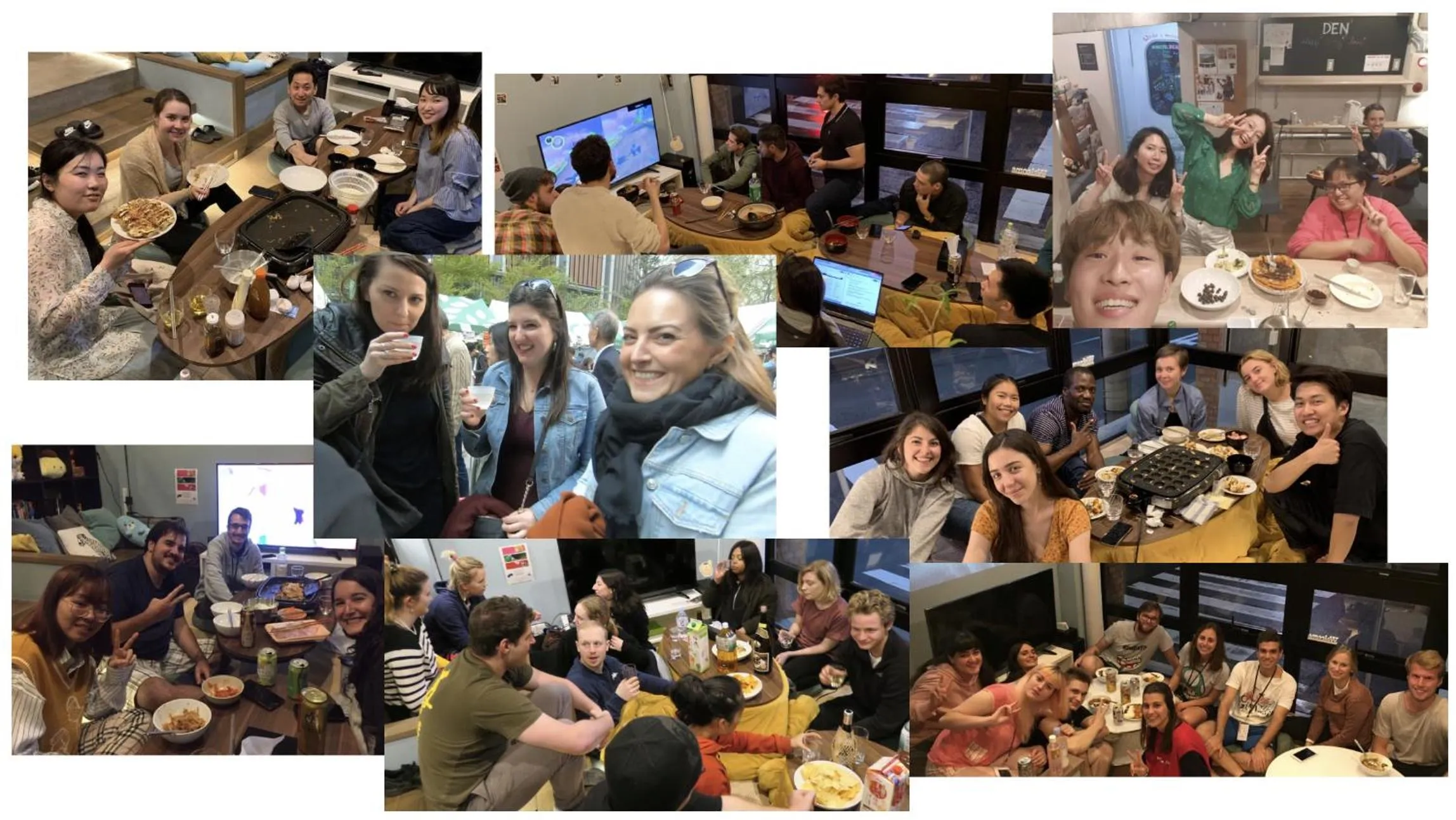 People in hostel DEN