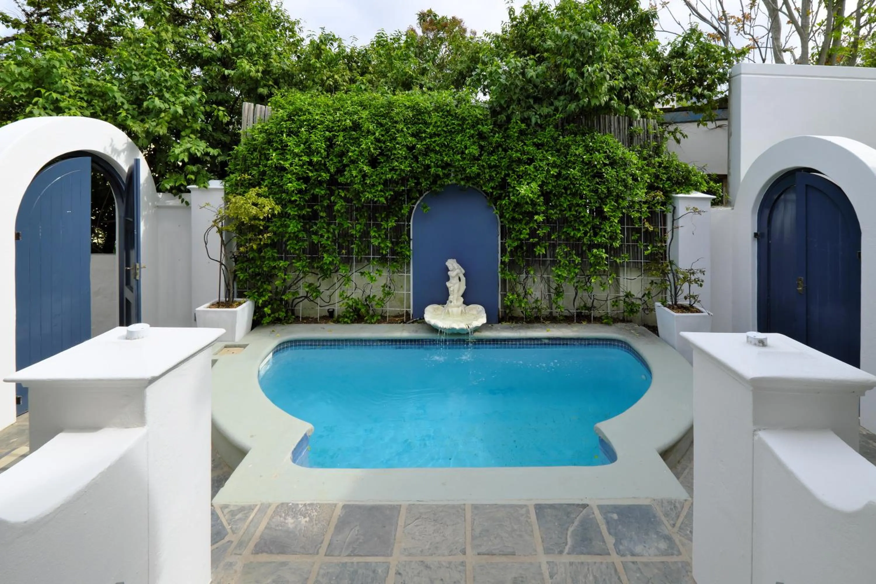 Pool view in Chapter House Boutique Hotel by The Living Journey Collection