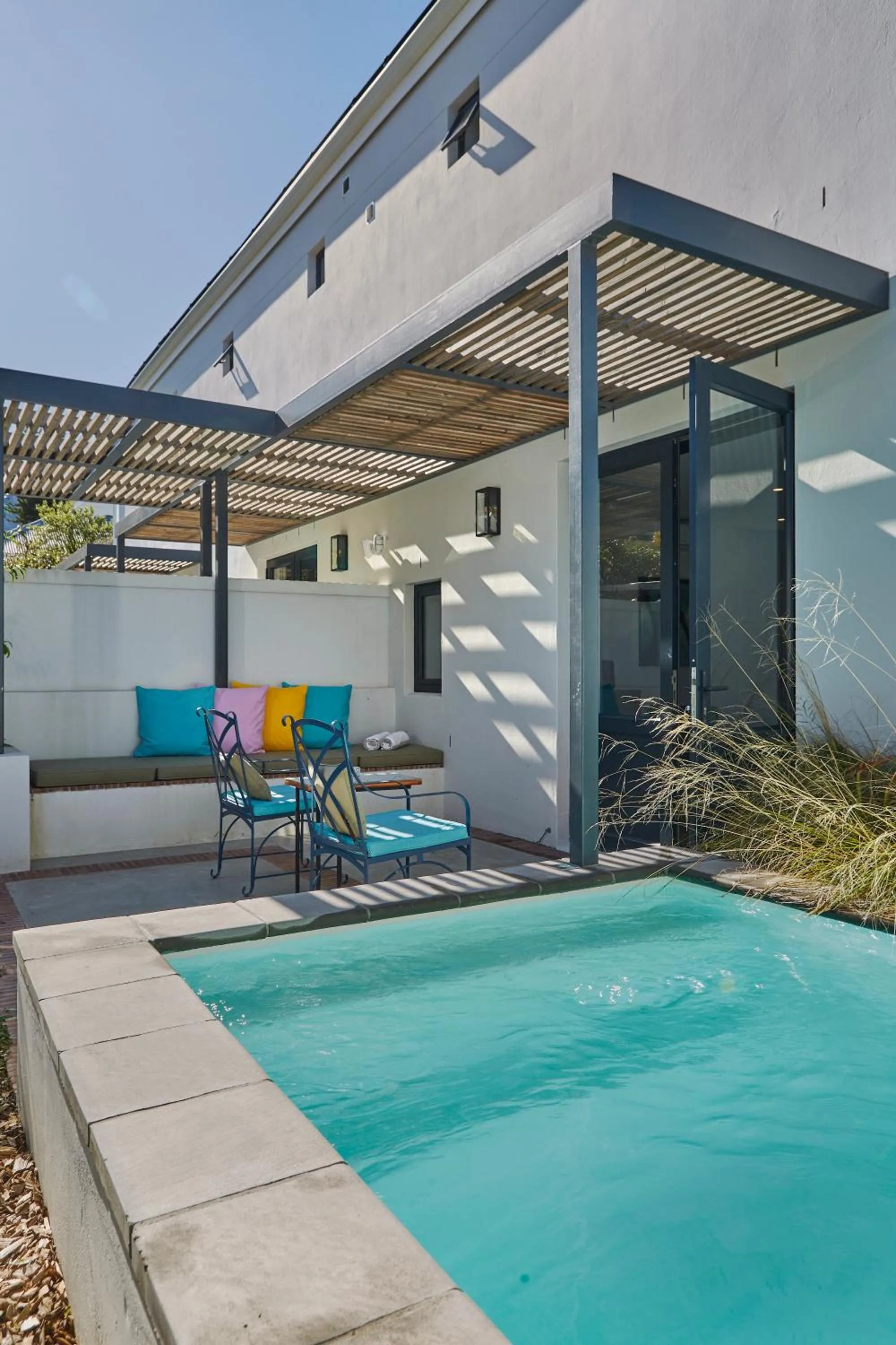 Pool view in Chapter House Boutique Hotel by The Living Journey Collection