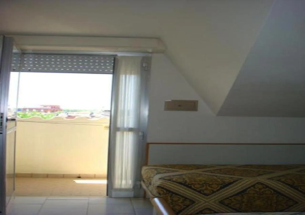 Balcony/Terrace, Bed in Hotel Adele