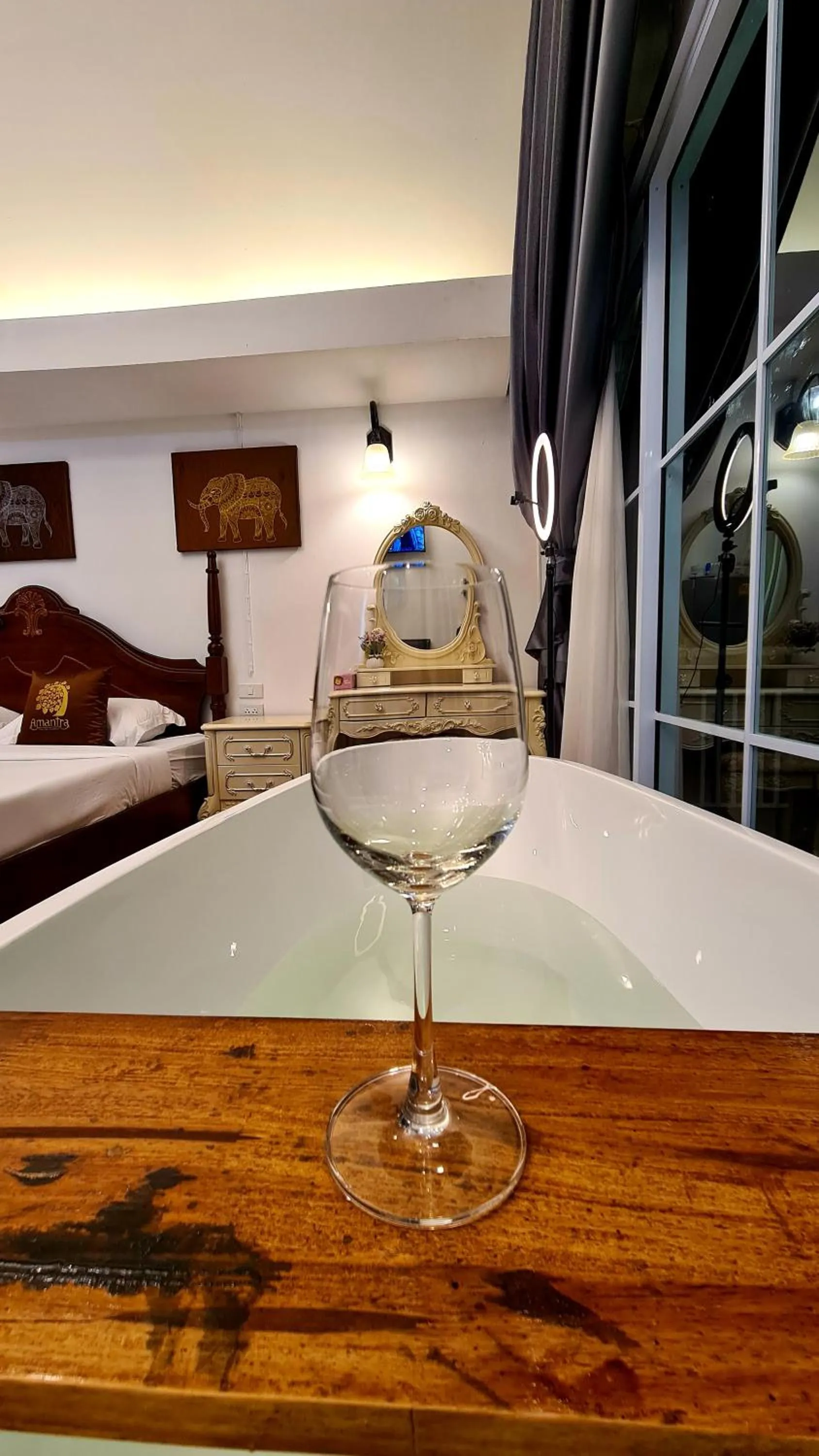 Bed in Amantra homestay & village