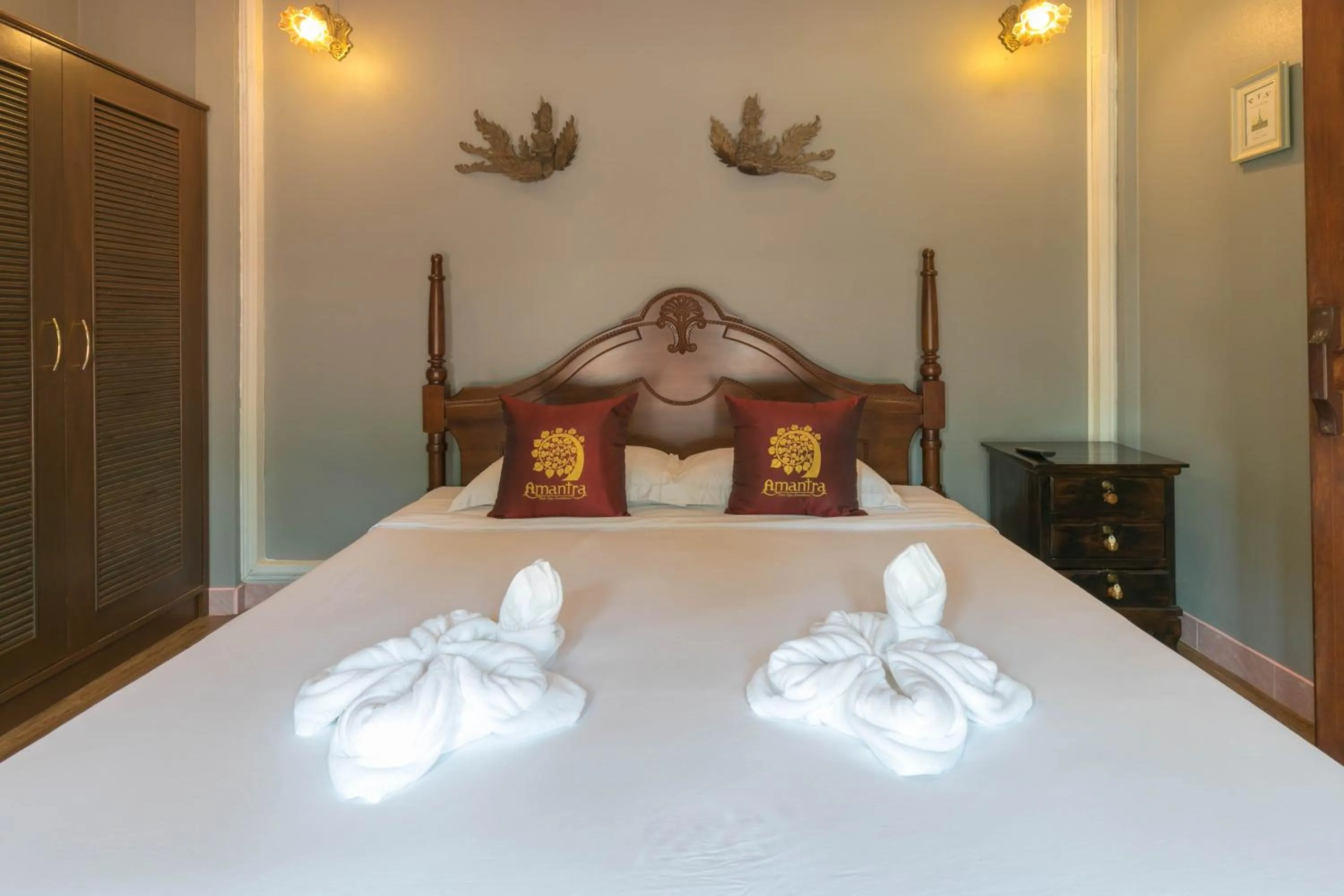 Bed in Amantra homestay & village