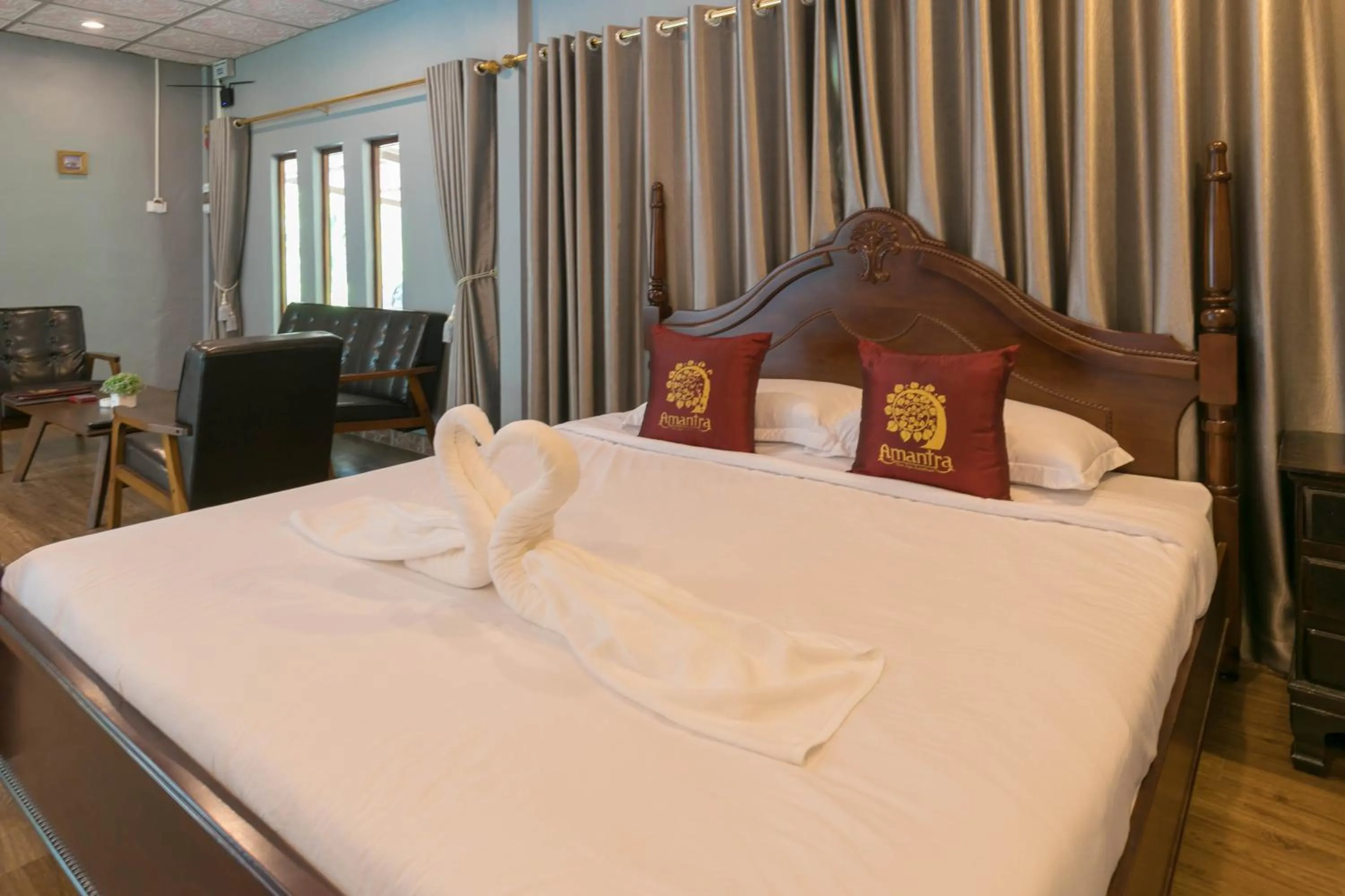 Bed in Amantra homestay & village