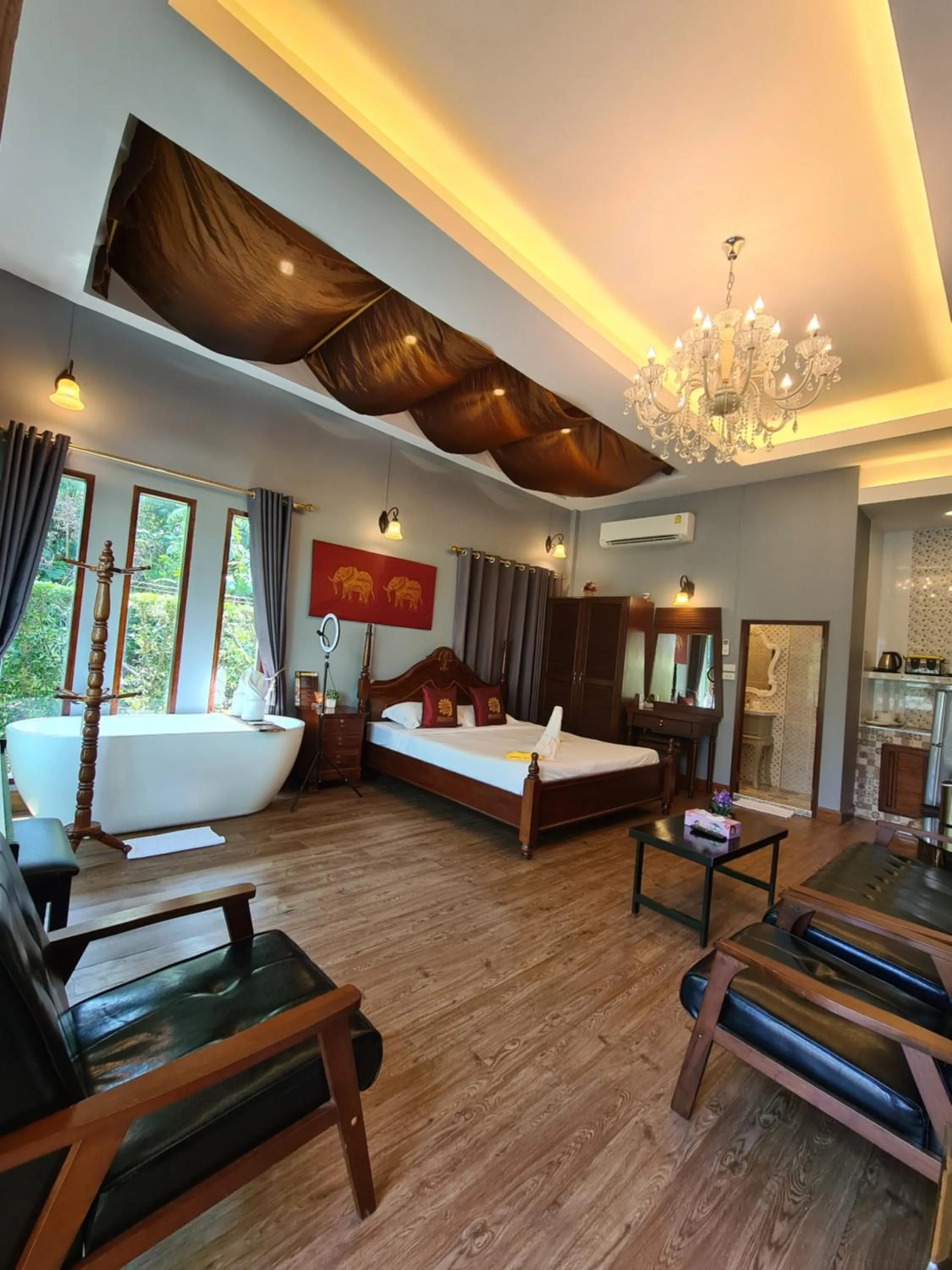 Bed in Amantra homestay & village