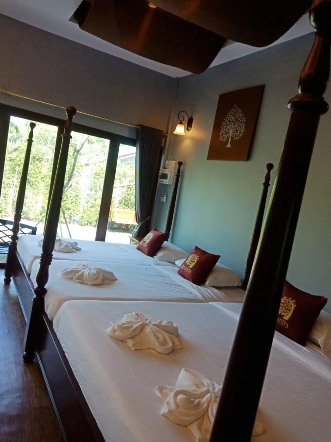 Bed in Amantra homestay & village