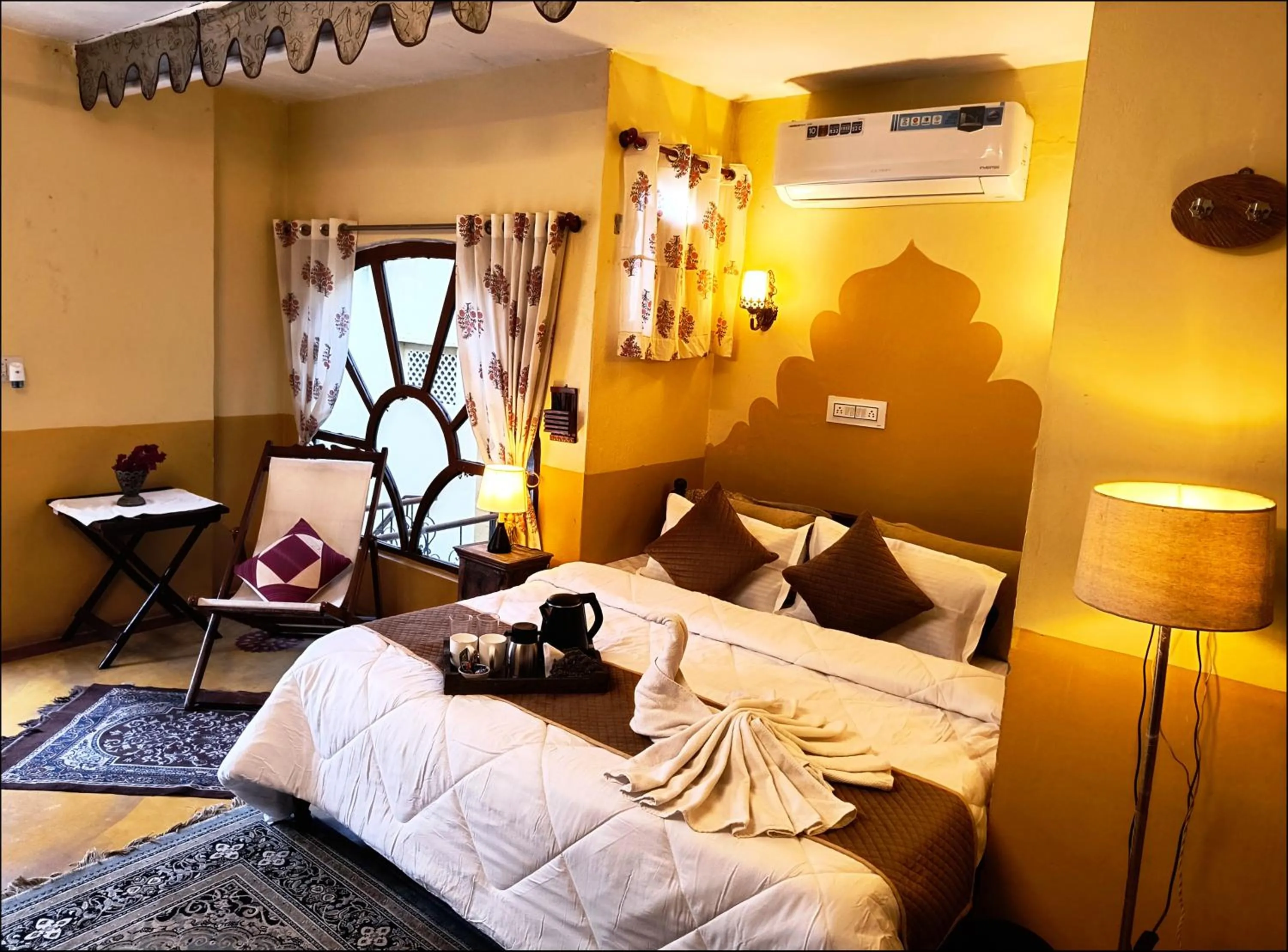 Deluxe Room (2 Adults + 1 Child) in Raj Haveli- A Heritage Samode