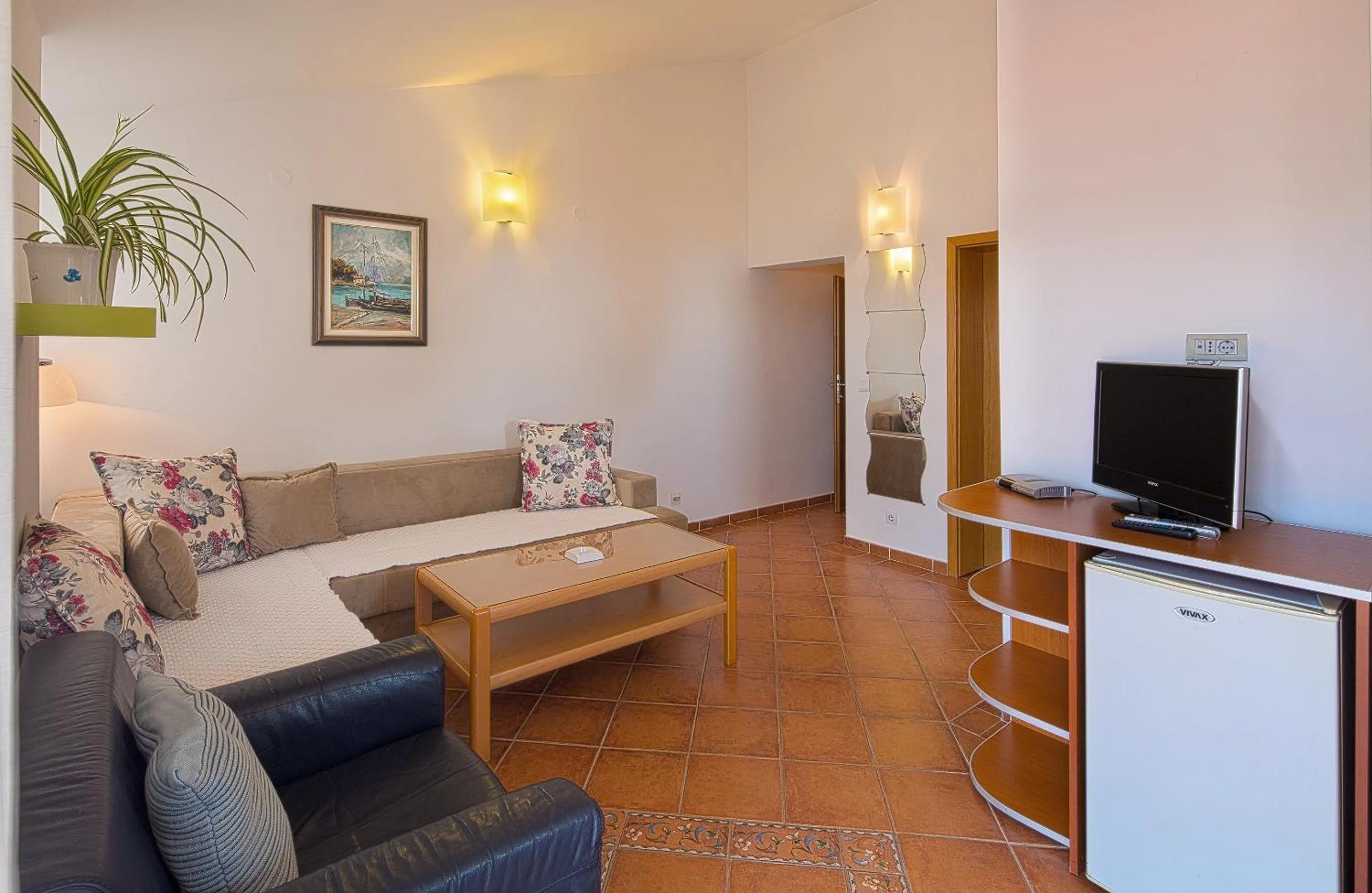 Living room in Apartments Bloom Bečići