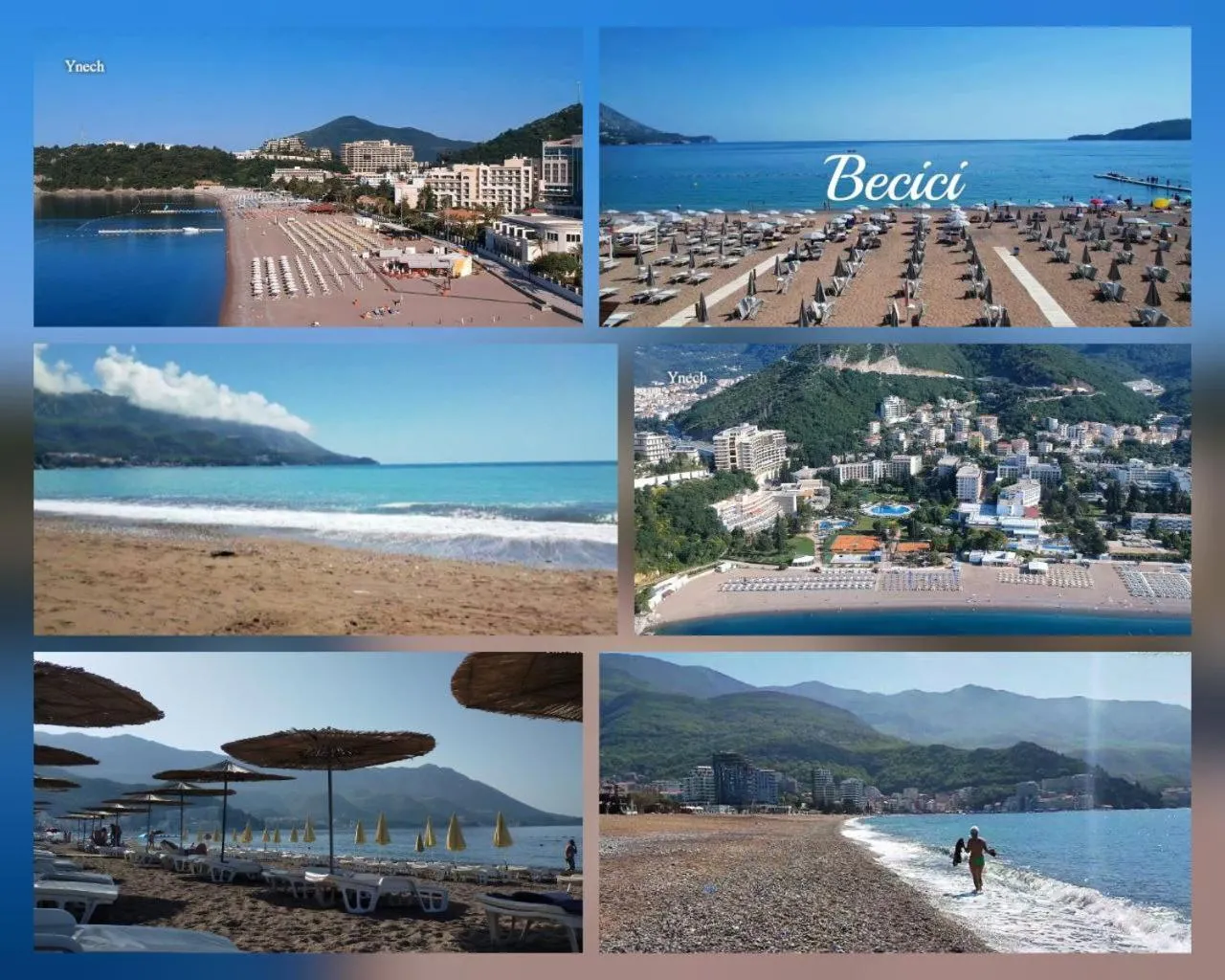 Beach in Apartments Bloom Bečići