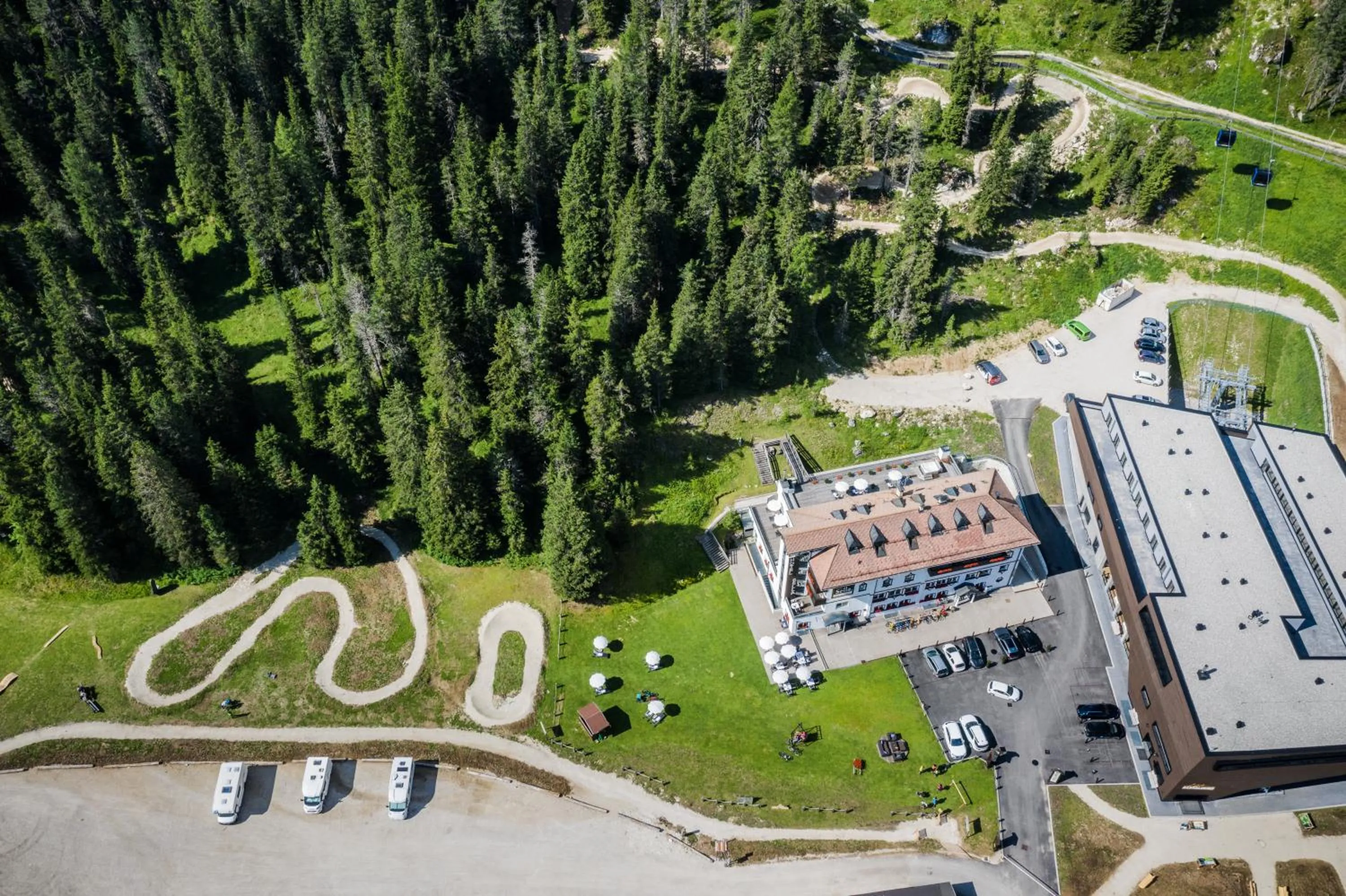 Bird's eye view in Hotel Sella***s