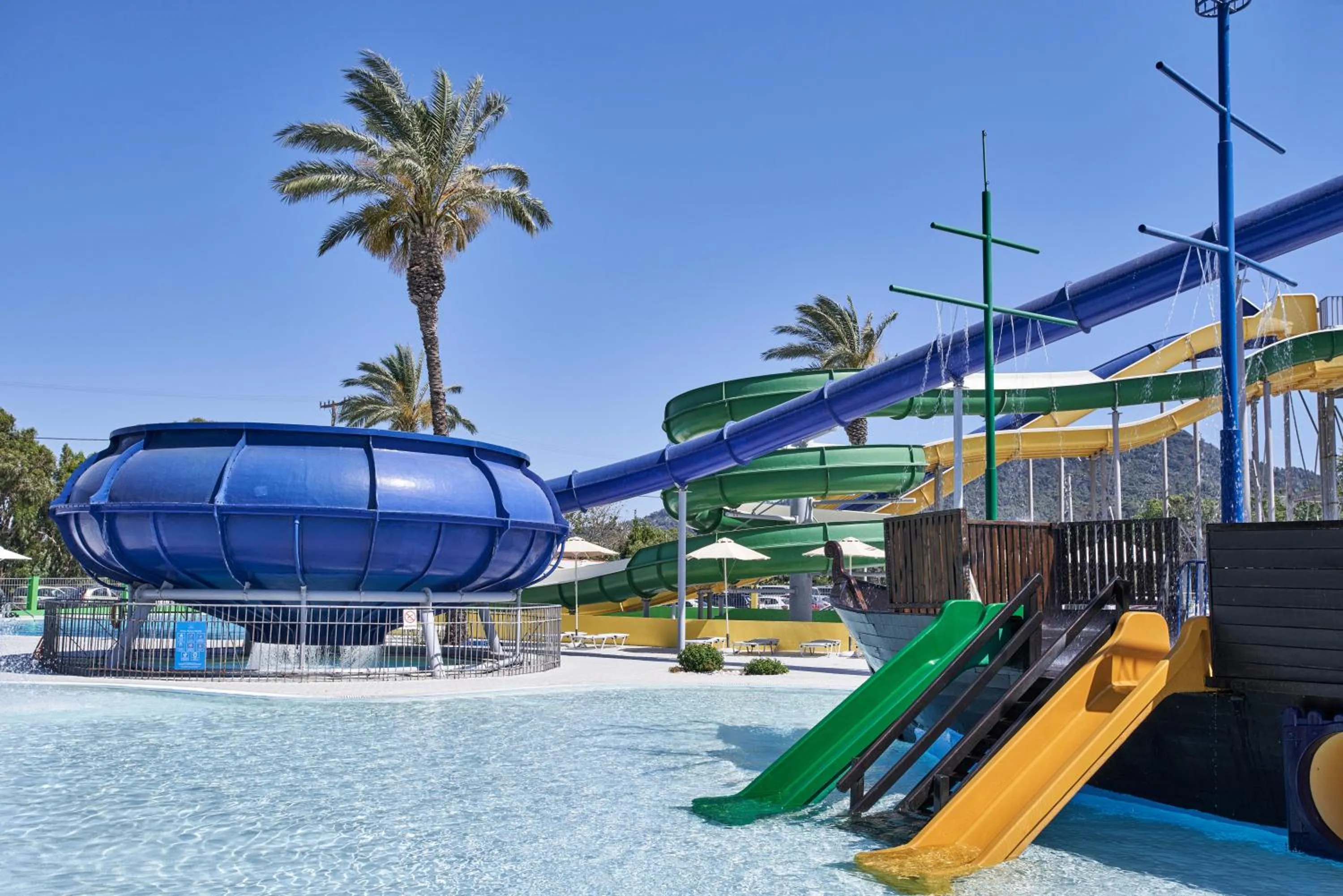 Swimming pool, Water Park in Blue Bay Resort