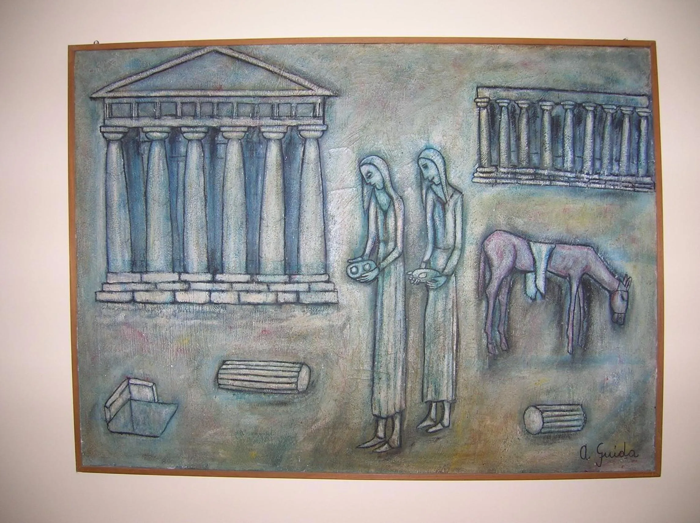 Decorative detail in Hotel Villa Rita