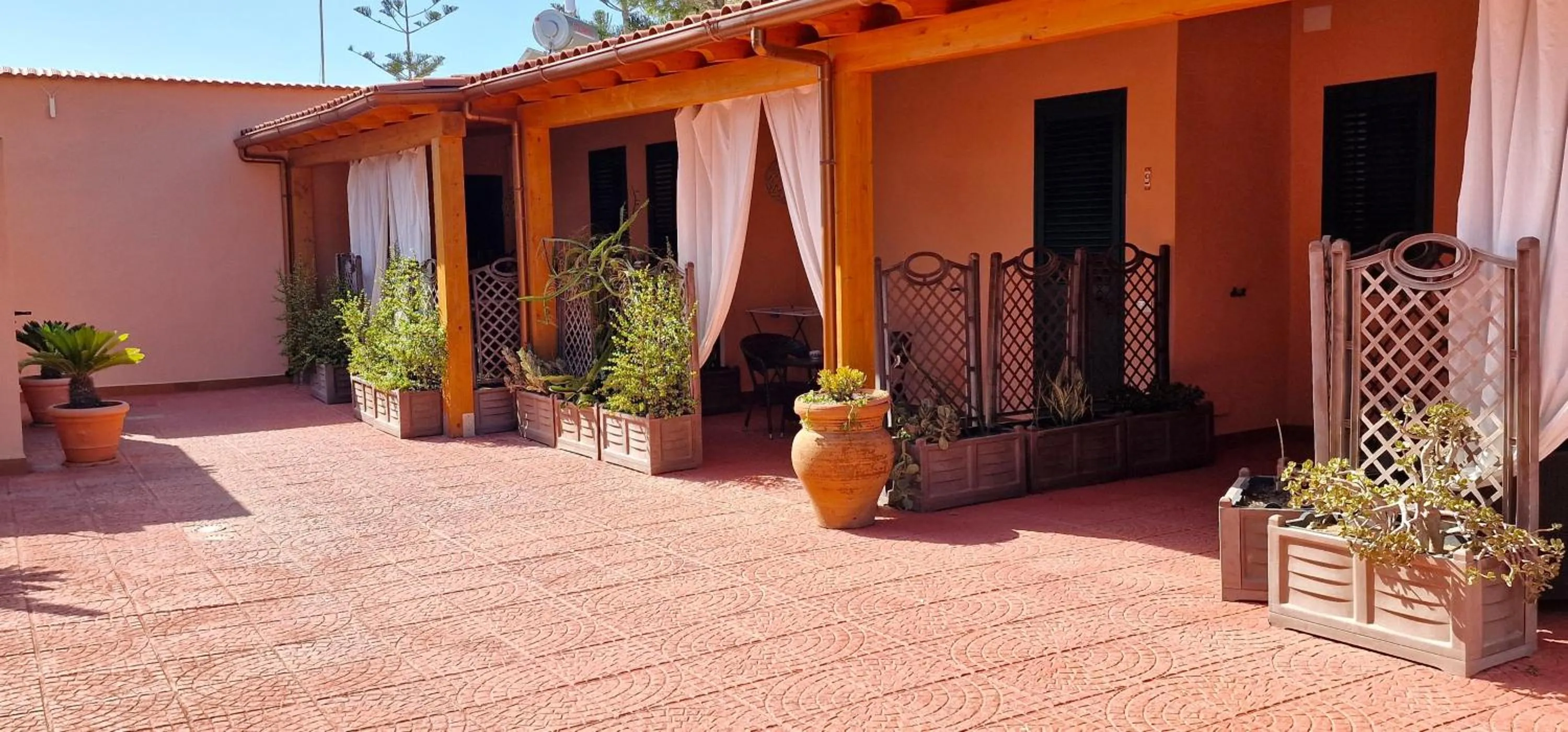 Balcony/Terrace in B&B Villa Giulia