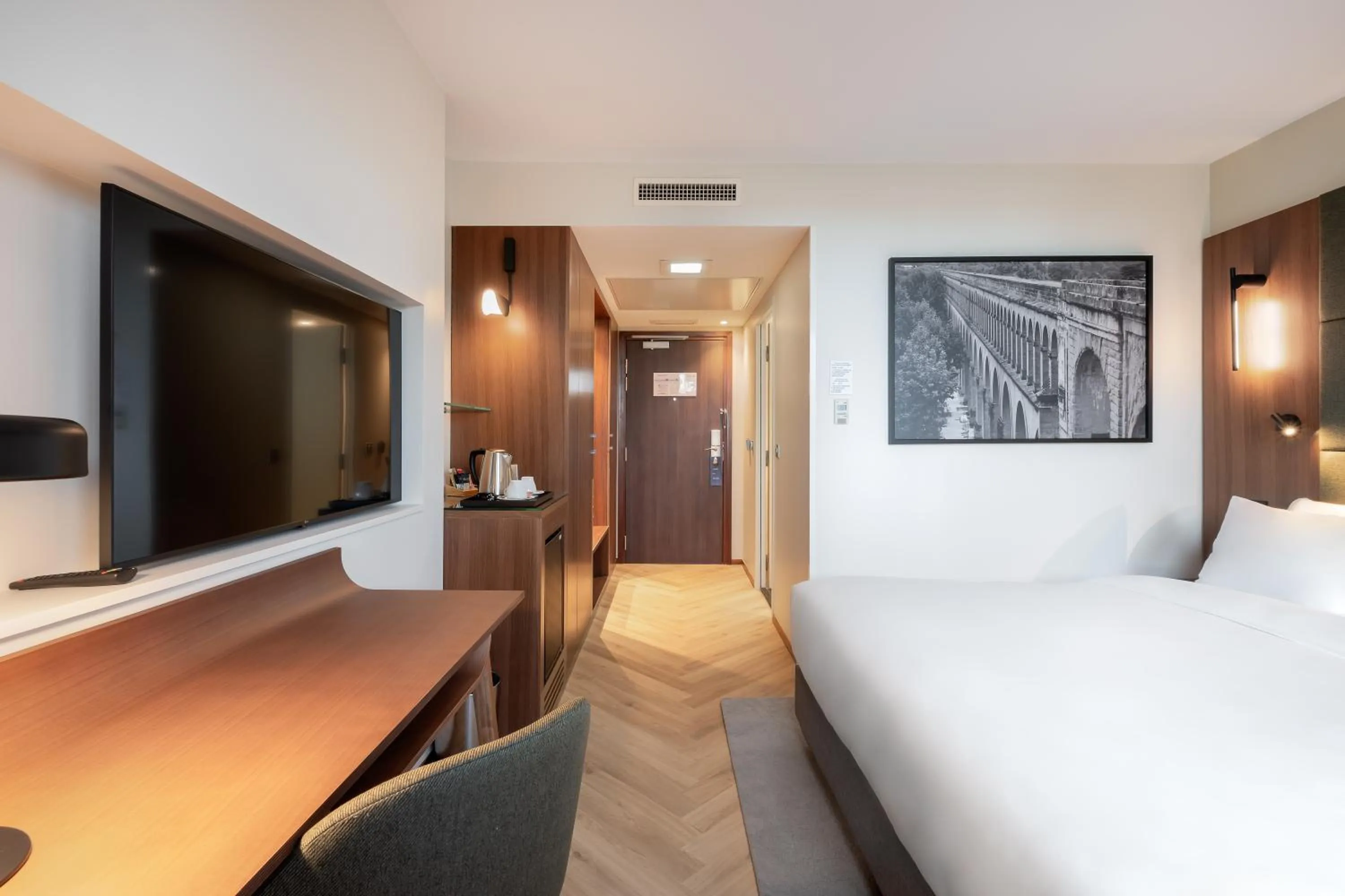 Bed in Radisson Blu Hotel, Montpellier