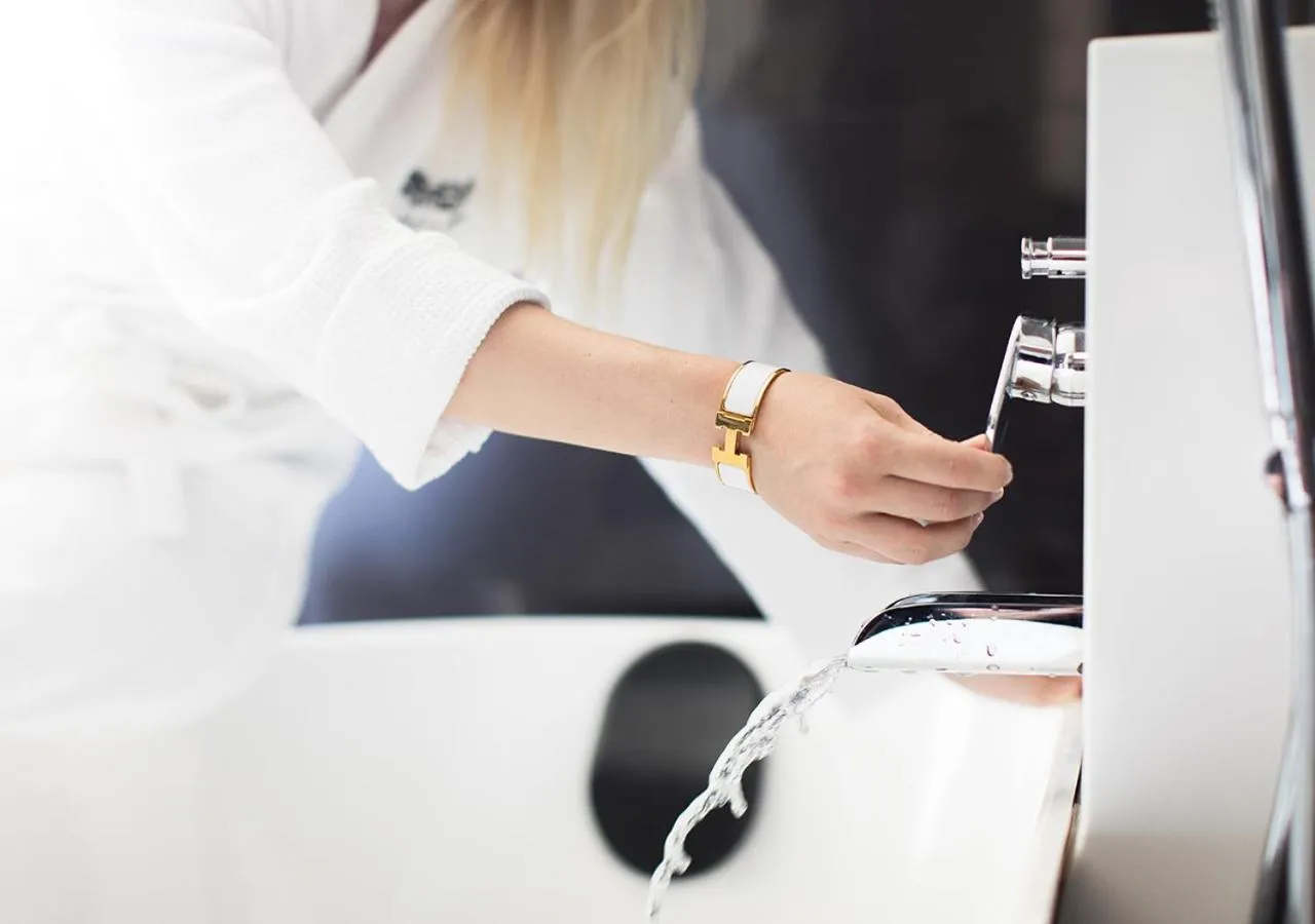 Bathroom in Stufvenäs Gästgifveri