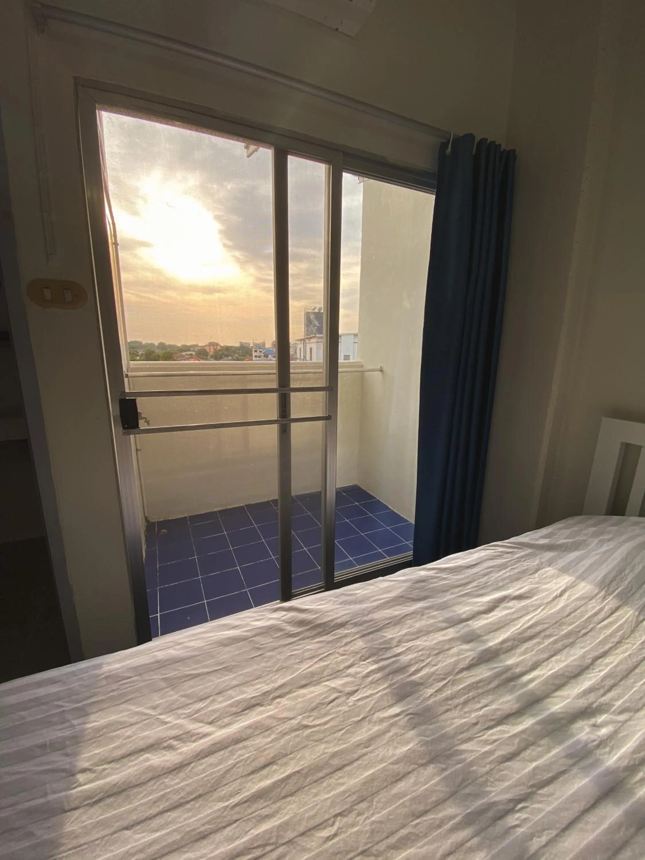 Bed in Monta Apartment