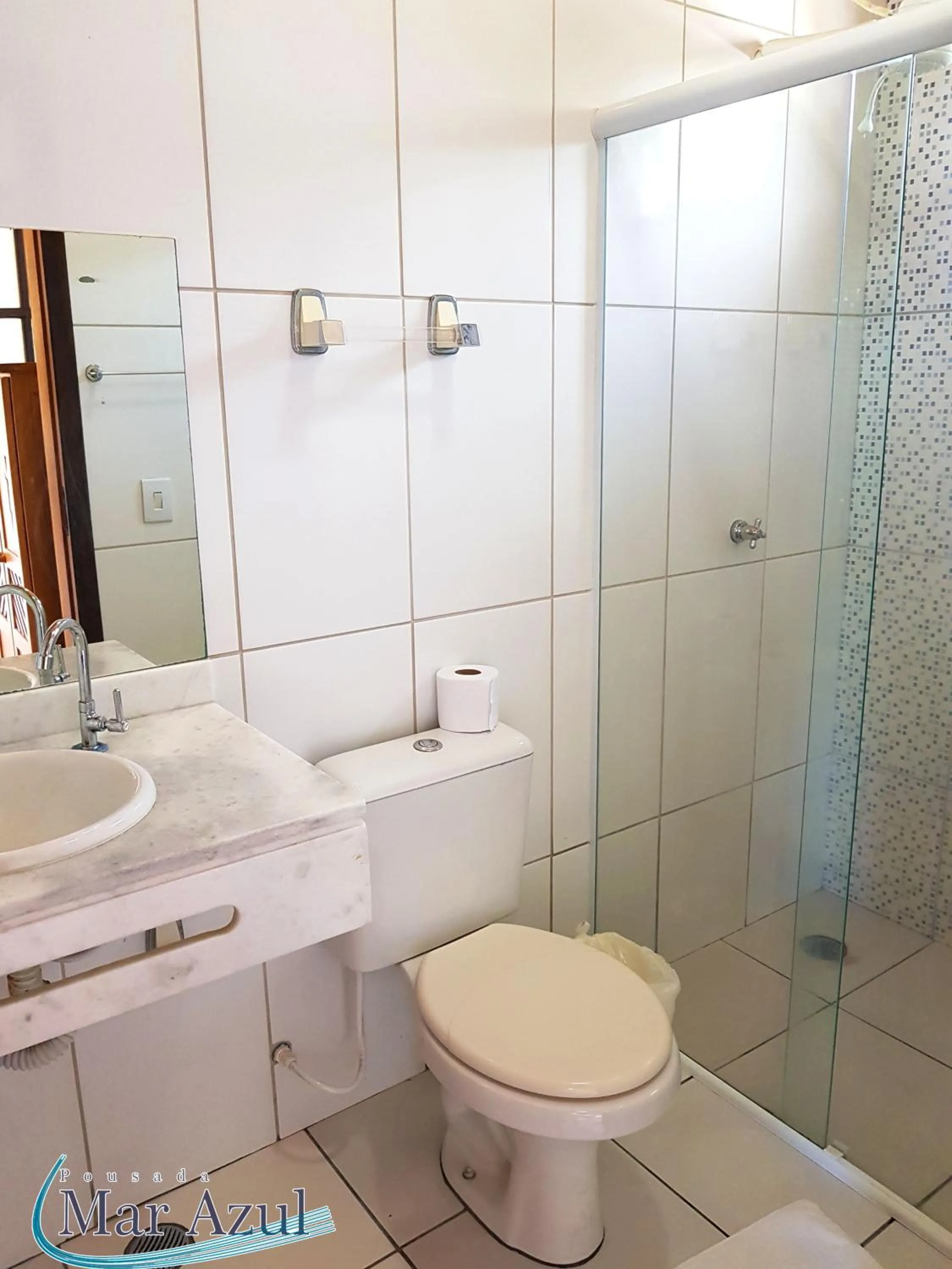 Bathroom in Pousada Mar Azul