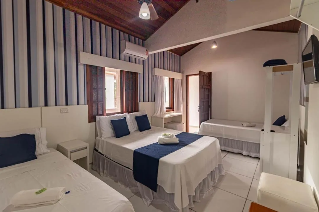 Bed in Pousada Mar Azul