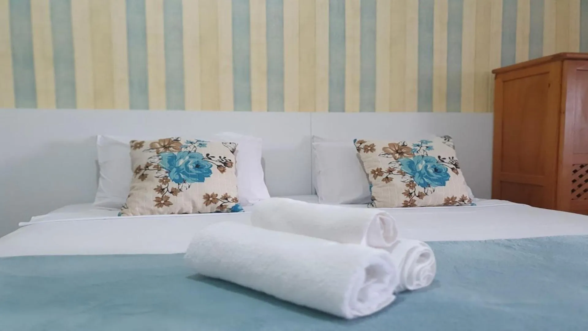 Bed in Pousada Mar Azul