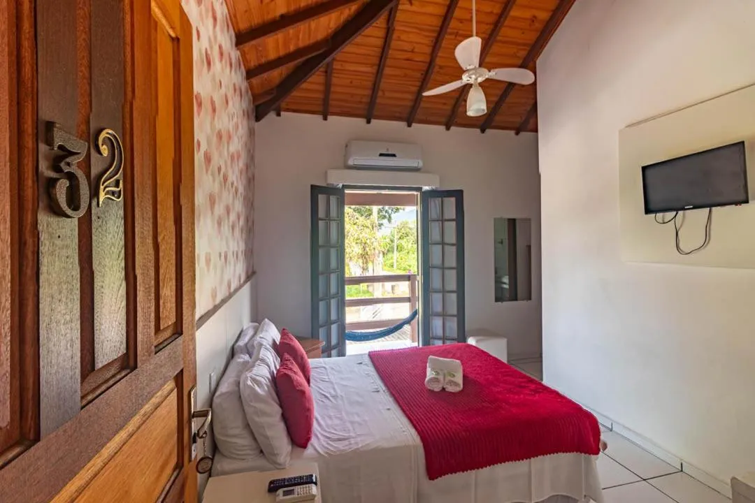 Bed in Pousada Mar Azul