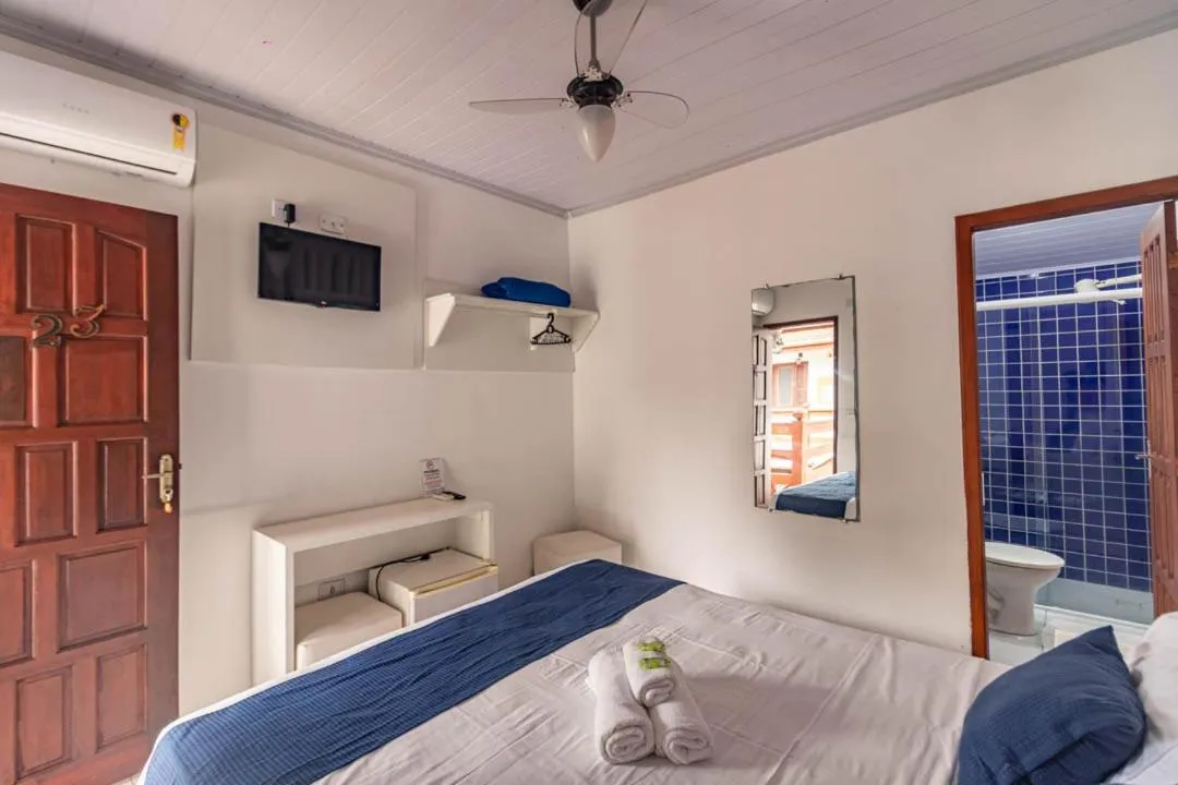 Bed in Pousada Mar Azul