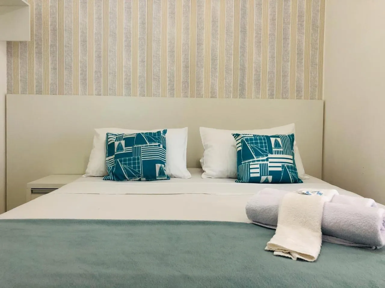 Bed in Pousada Mar Azul