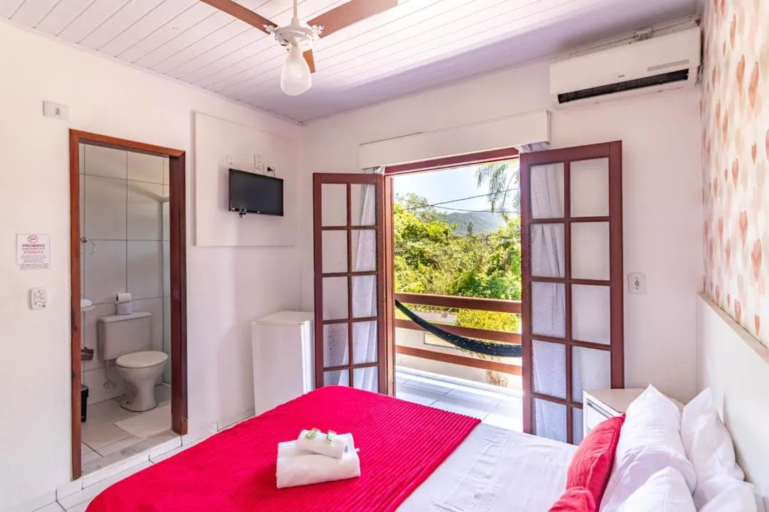 Bed in Pousada Mar Azul