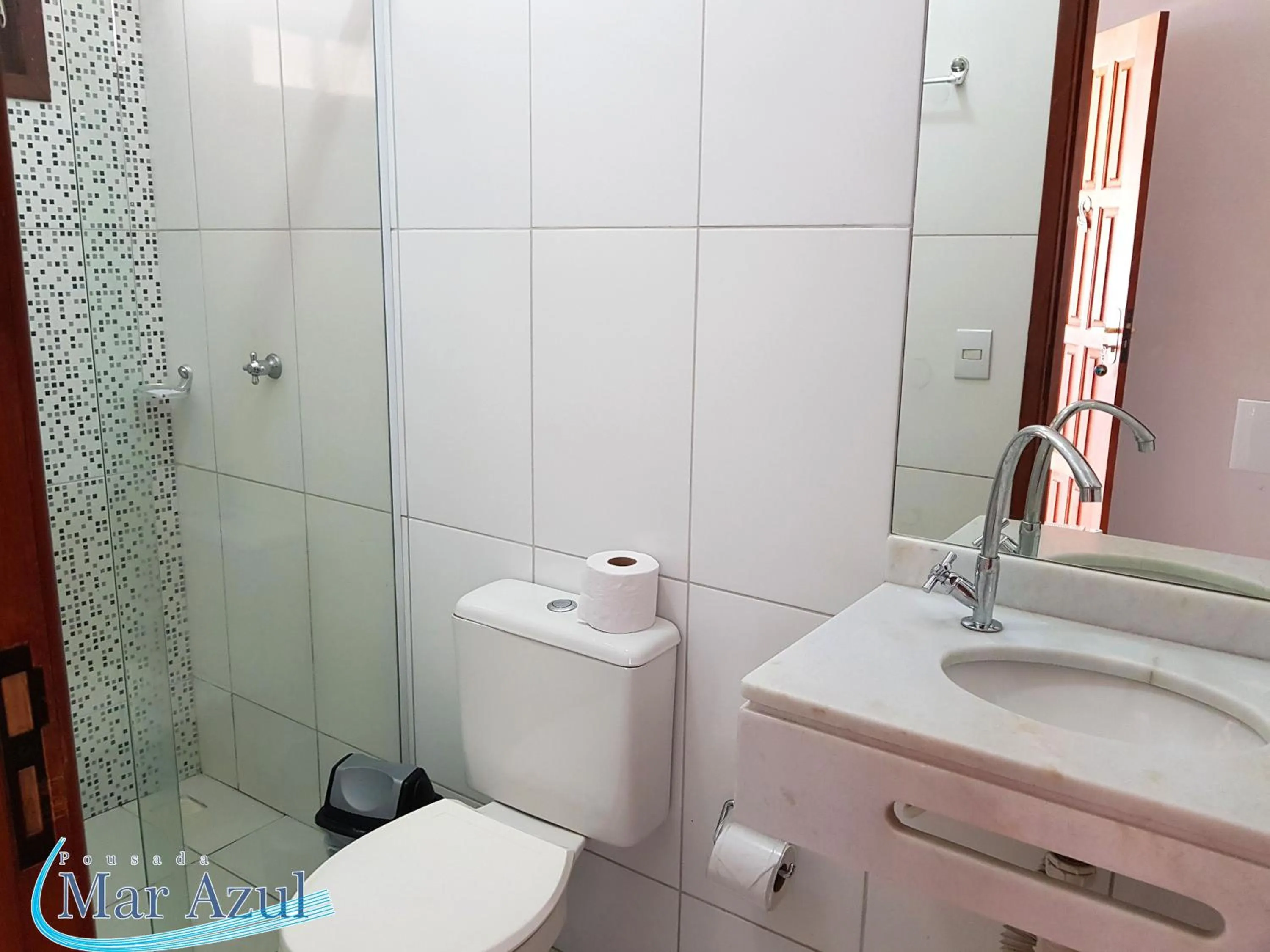 Bathroom in Pousada Mar Azul