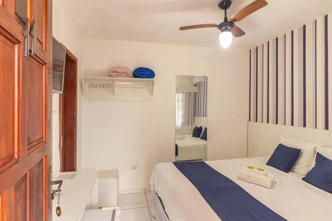 Bed in Pousada Mar Azul