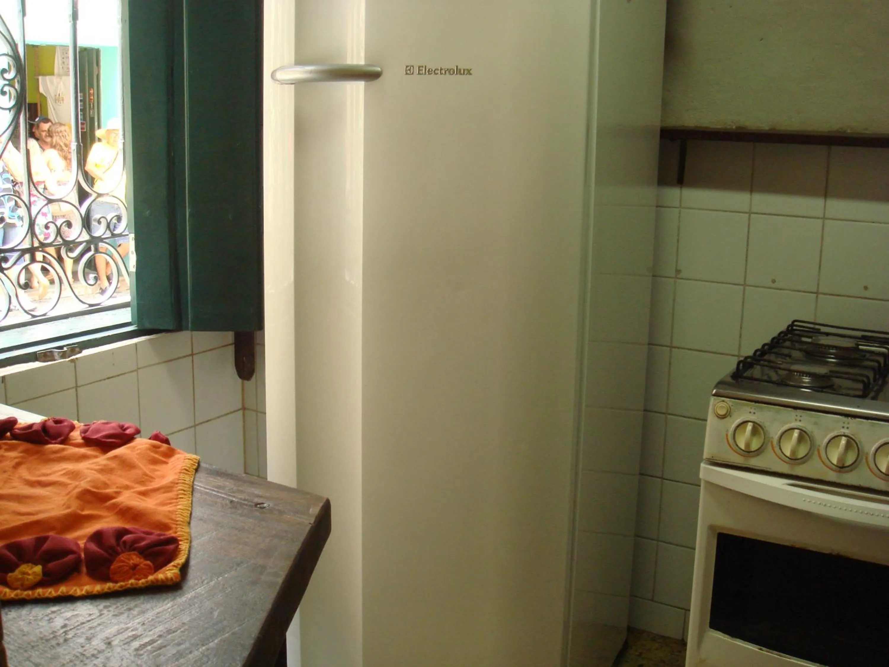 Decorative detail in Laranjeiras Hostel