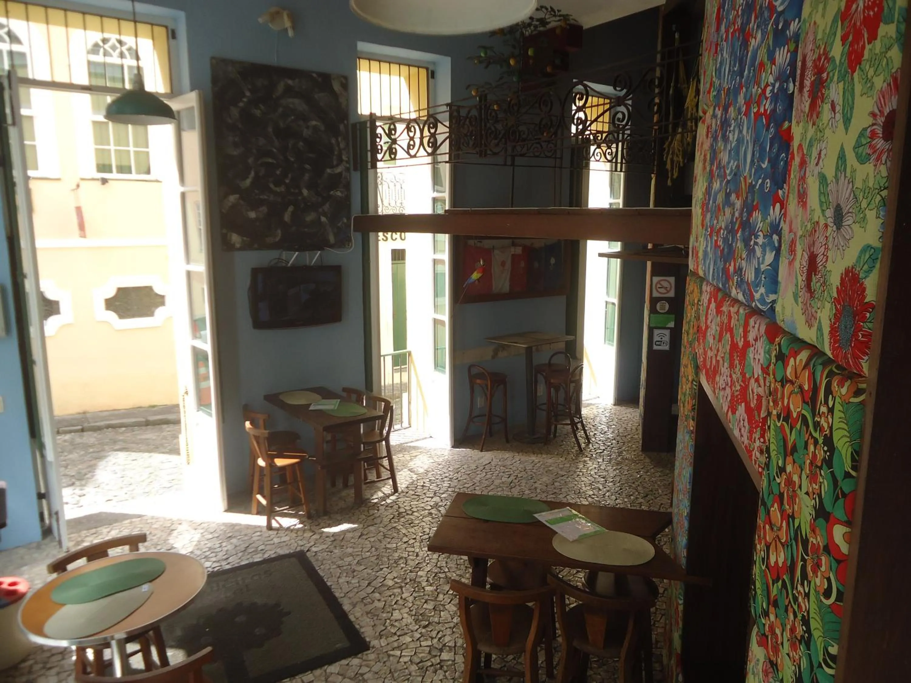 Street view in Laranjeiras Hostel
