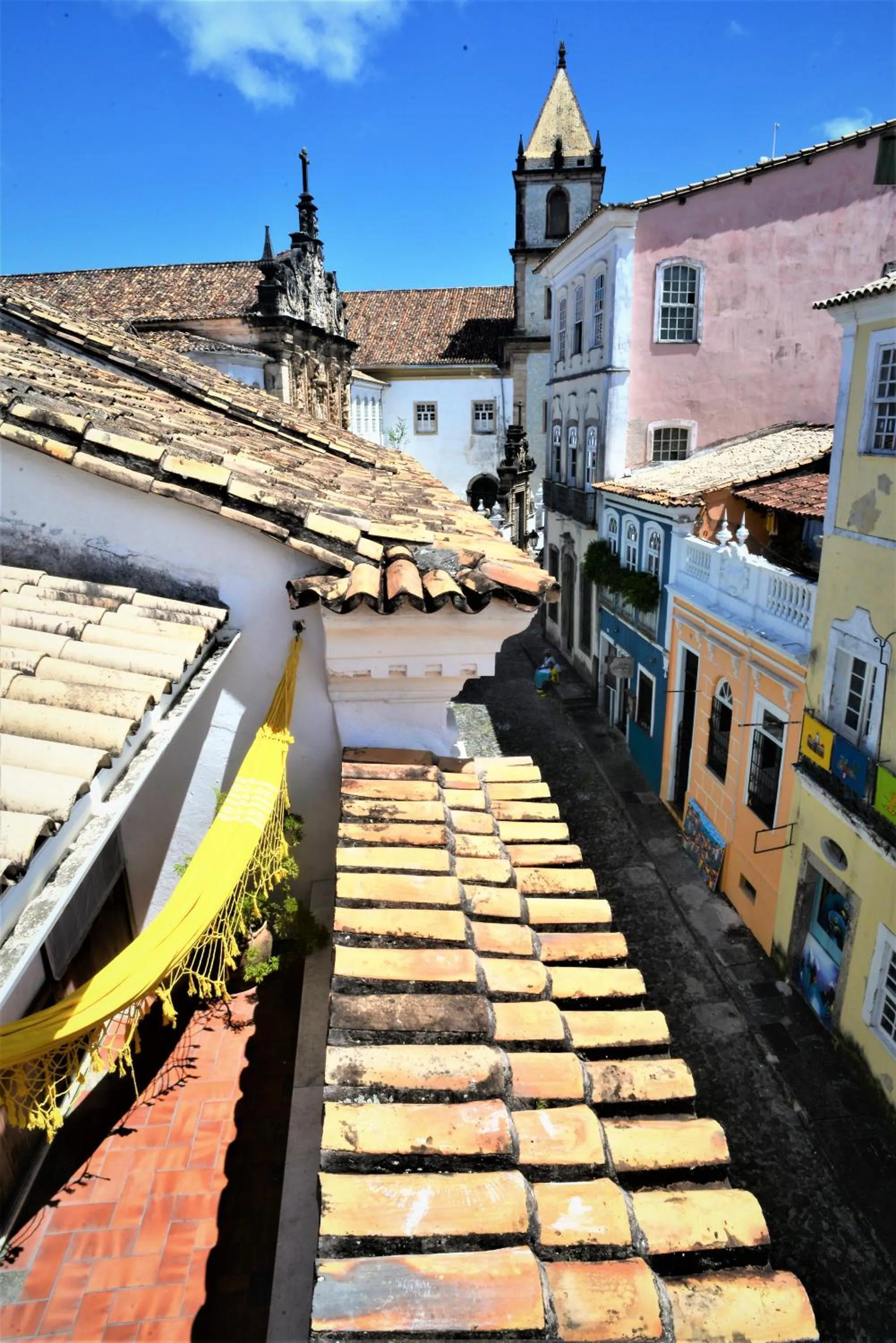 Balcony/Terrace in Laranjeiras Hostel