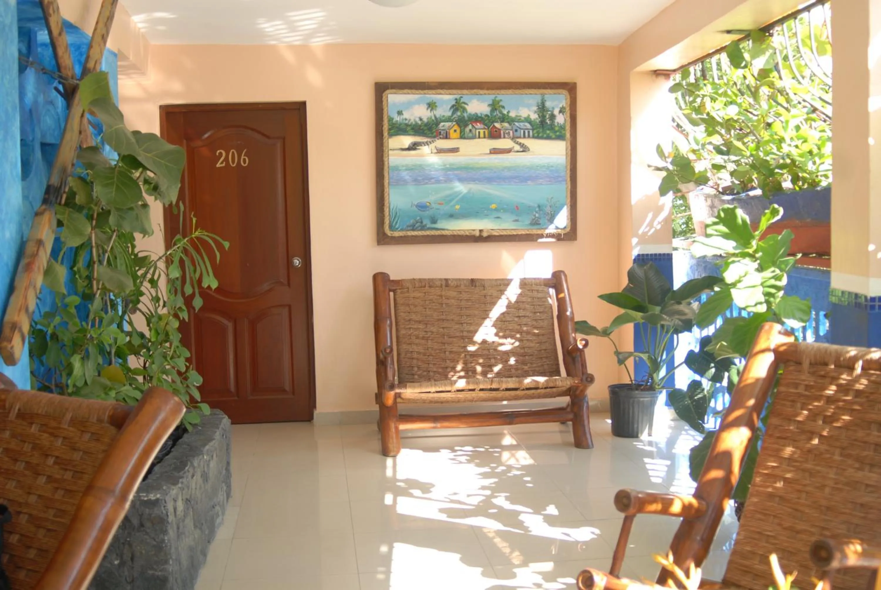 Lobby or reception in Hotel Luis V Santo Domingo