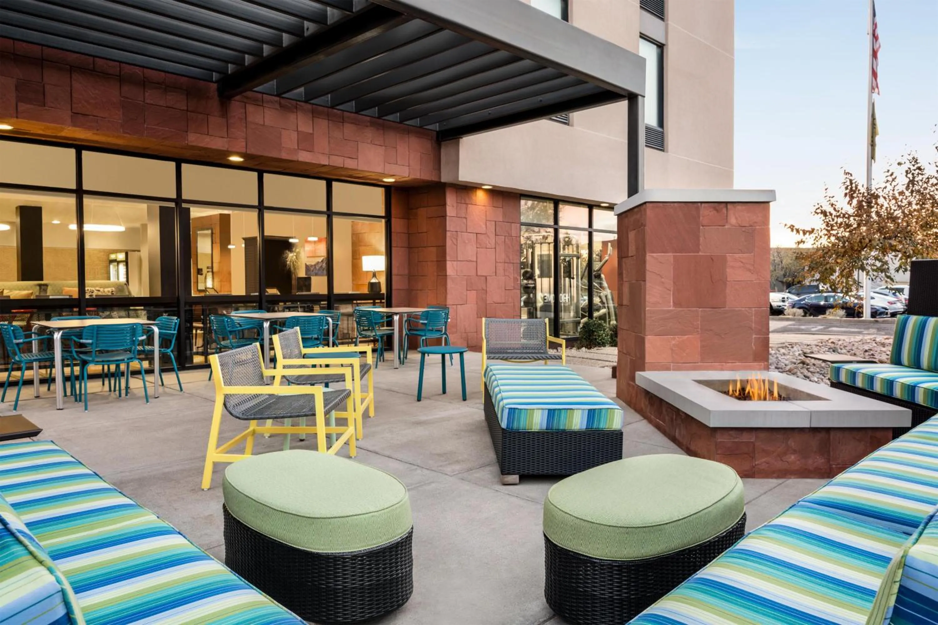 Patio in Home2 Suites by Hilton Salt Lake City/Layton