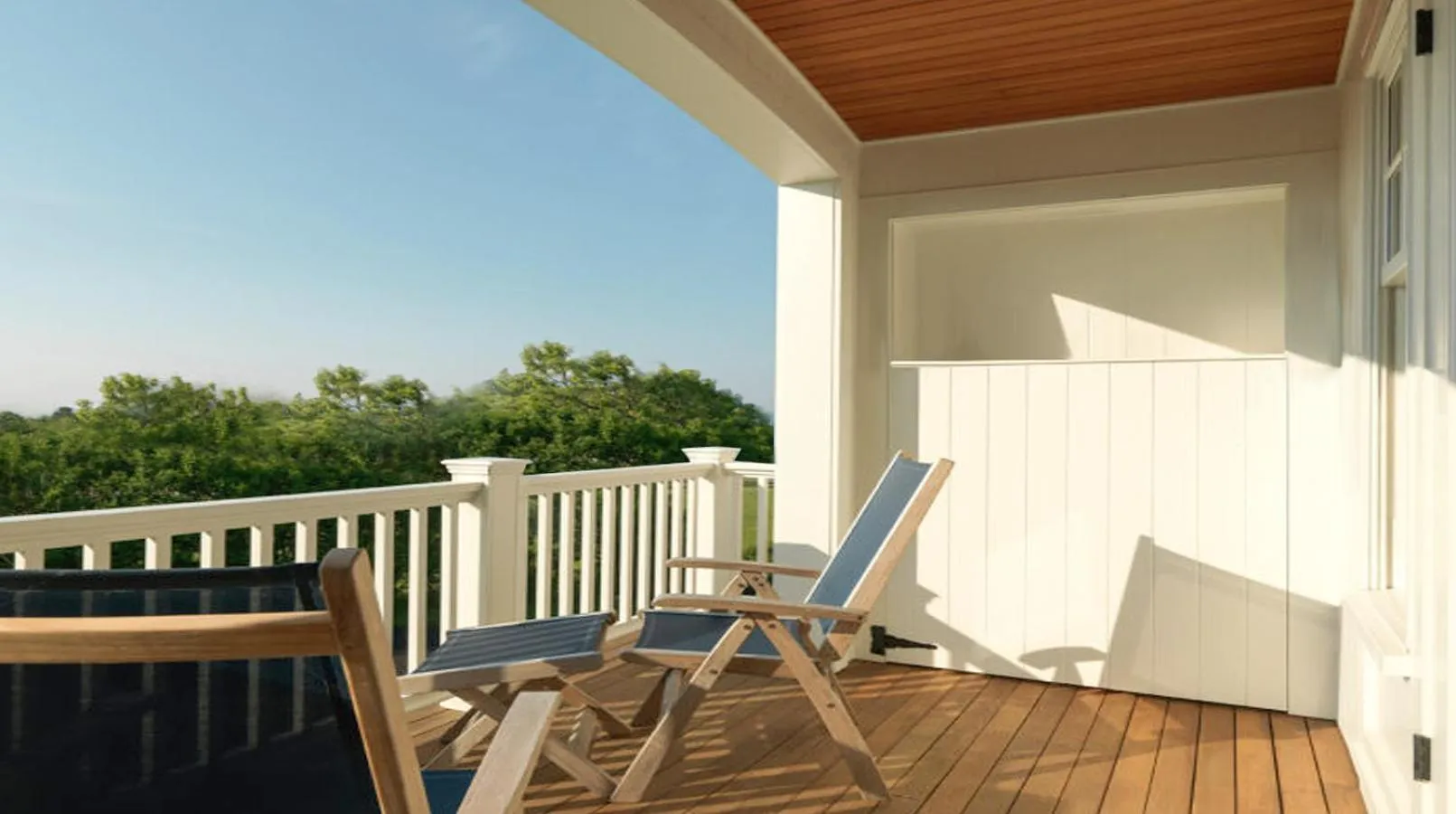 Balcony/Terrace in Blue Ocean Sands - On the Beach