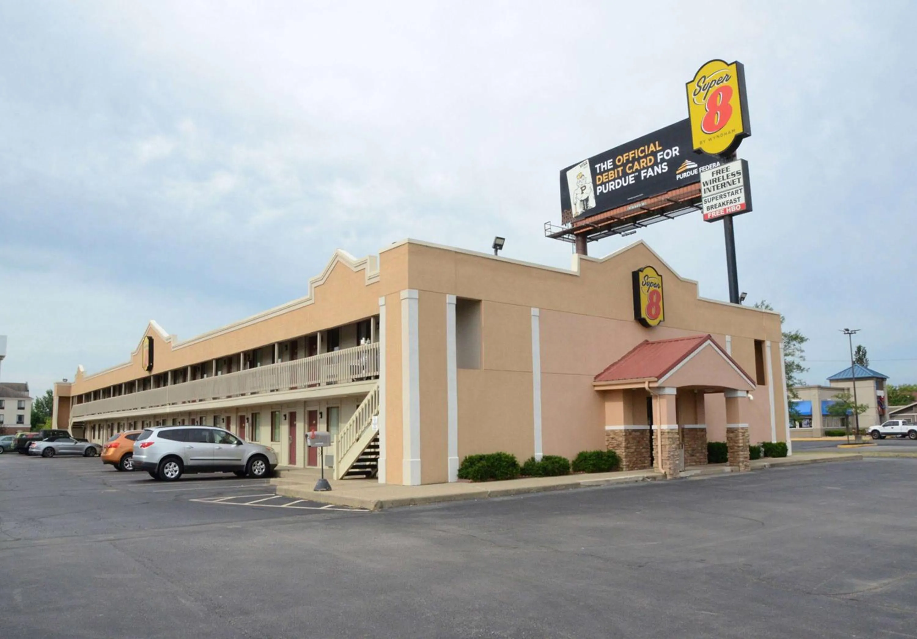 Property building in Super 8 by Wyndham Lafayette